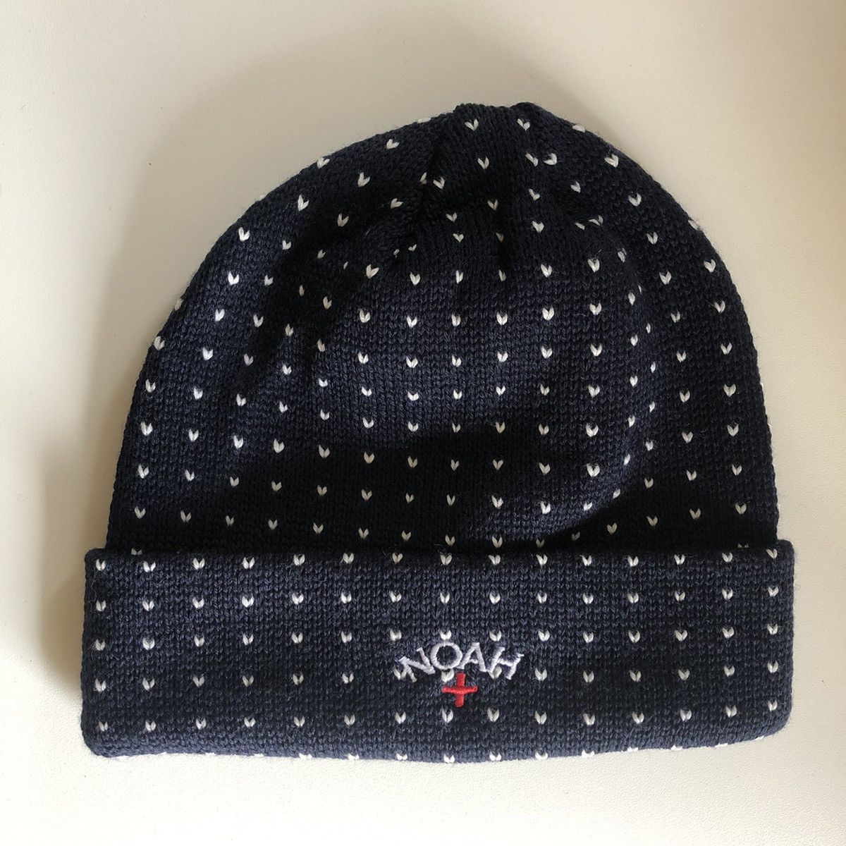 Noah Noah Birdseye Beanie NAVY Size ONE SIZE - 1 Thumbnail