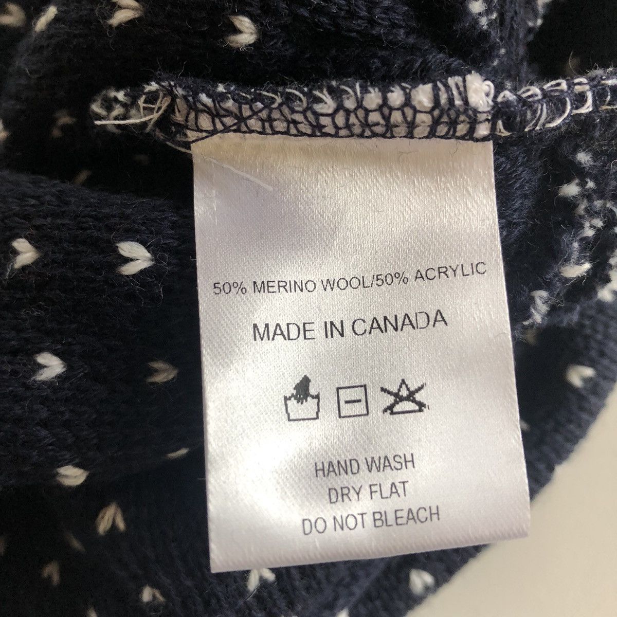 Noah Noah Birdseye Beanie NAVY Size ONE SIZE - 3 Thumbnail