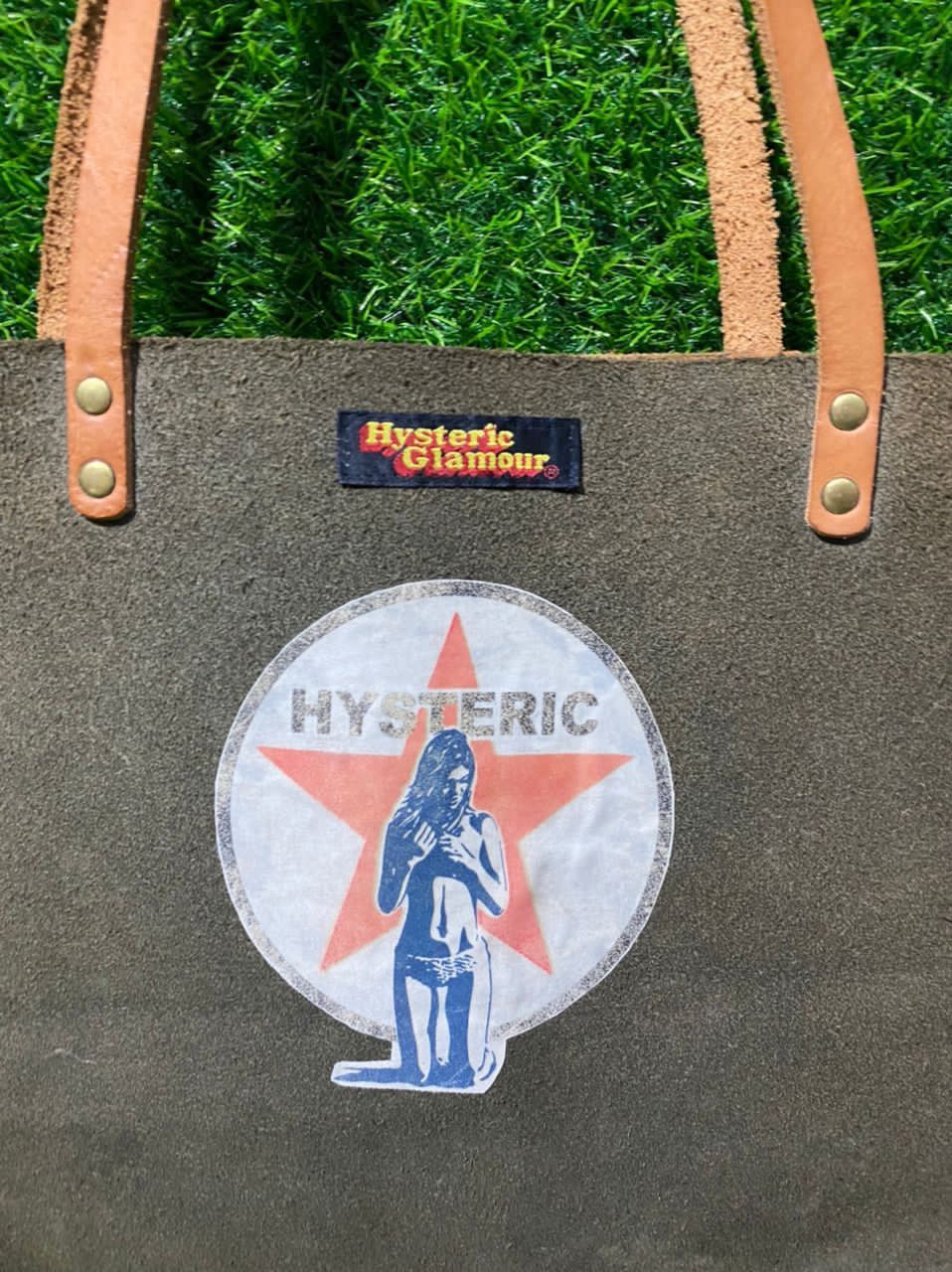Hysteric Glamour × Japanese Brand Hysteric Glamour Full Leather Custom Patch Tote bag Size ONE SIZE - 2 Thumbnail