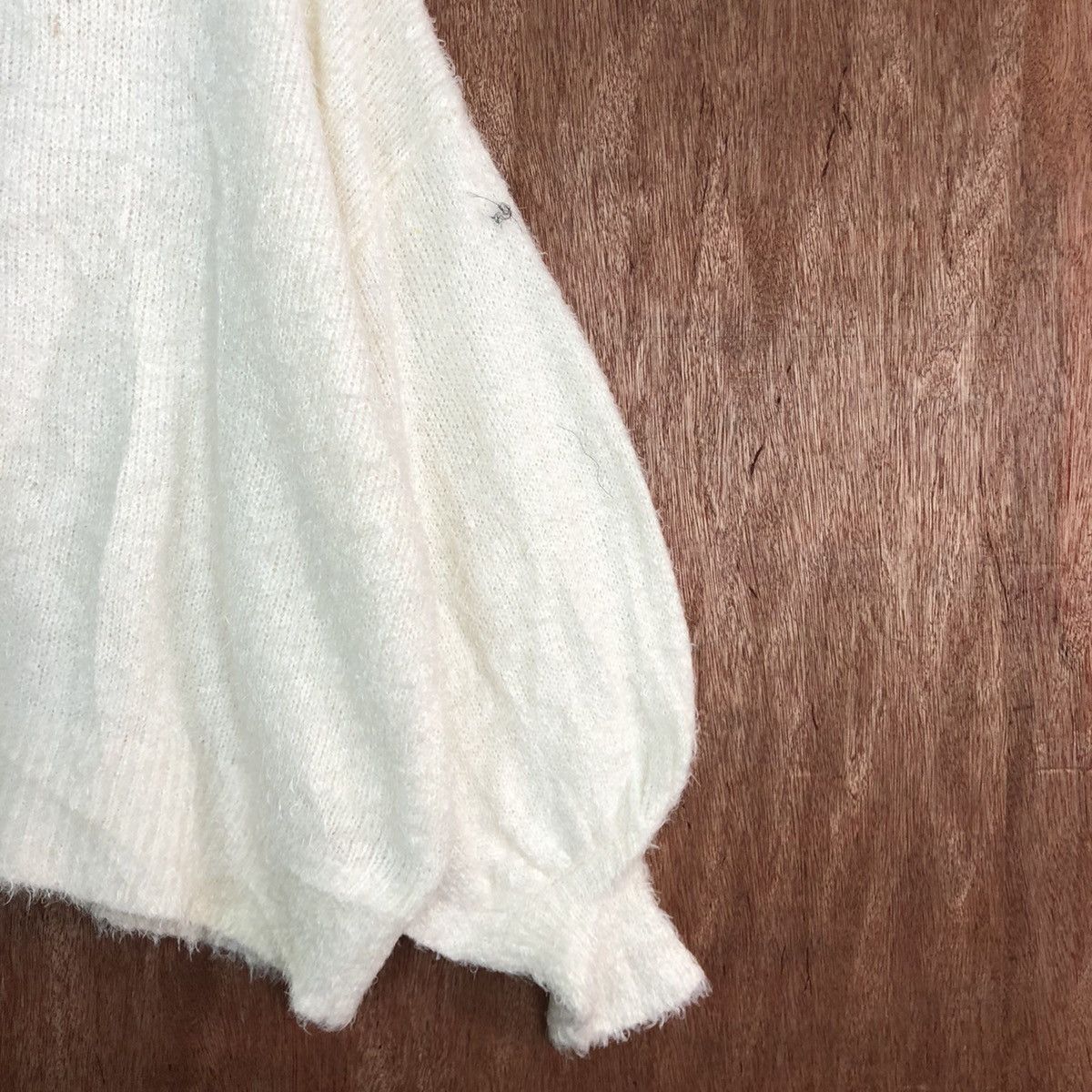 Vintage DL Japan GU ballon sleeve Mohair Shag Baggy Knitwear #c346 Size L / US 10 / IT 46 - 5 Thumbnail