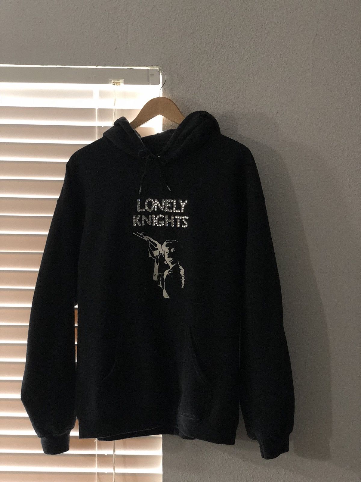 Brand New Black Lonely Knight Hoodie Grailed