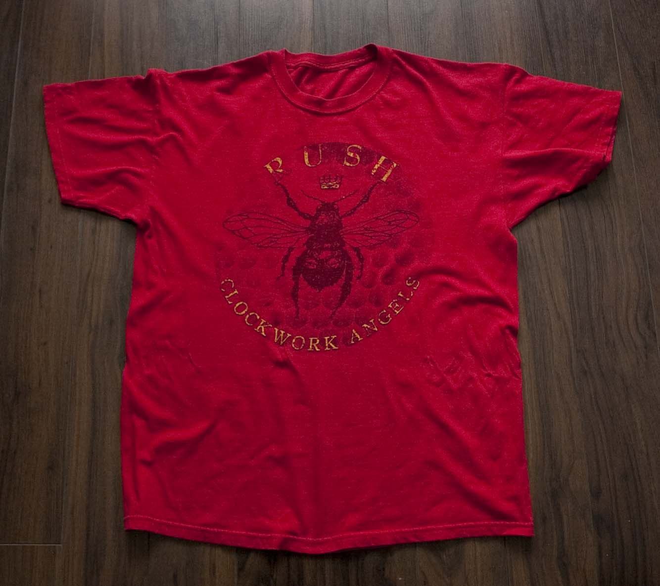 Band Tees Rush T Shirt Clockwork Angels 2012 Tour Size L Size US L / EU 52-54 / 3 - 1 Thumbnail