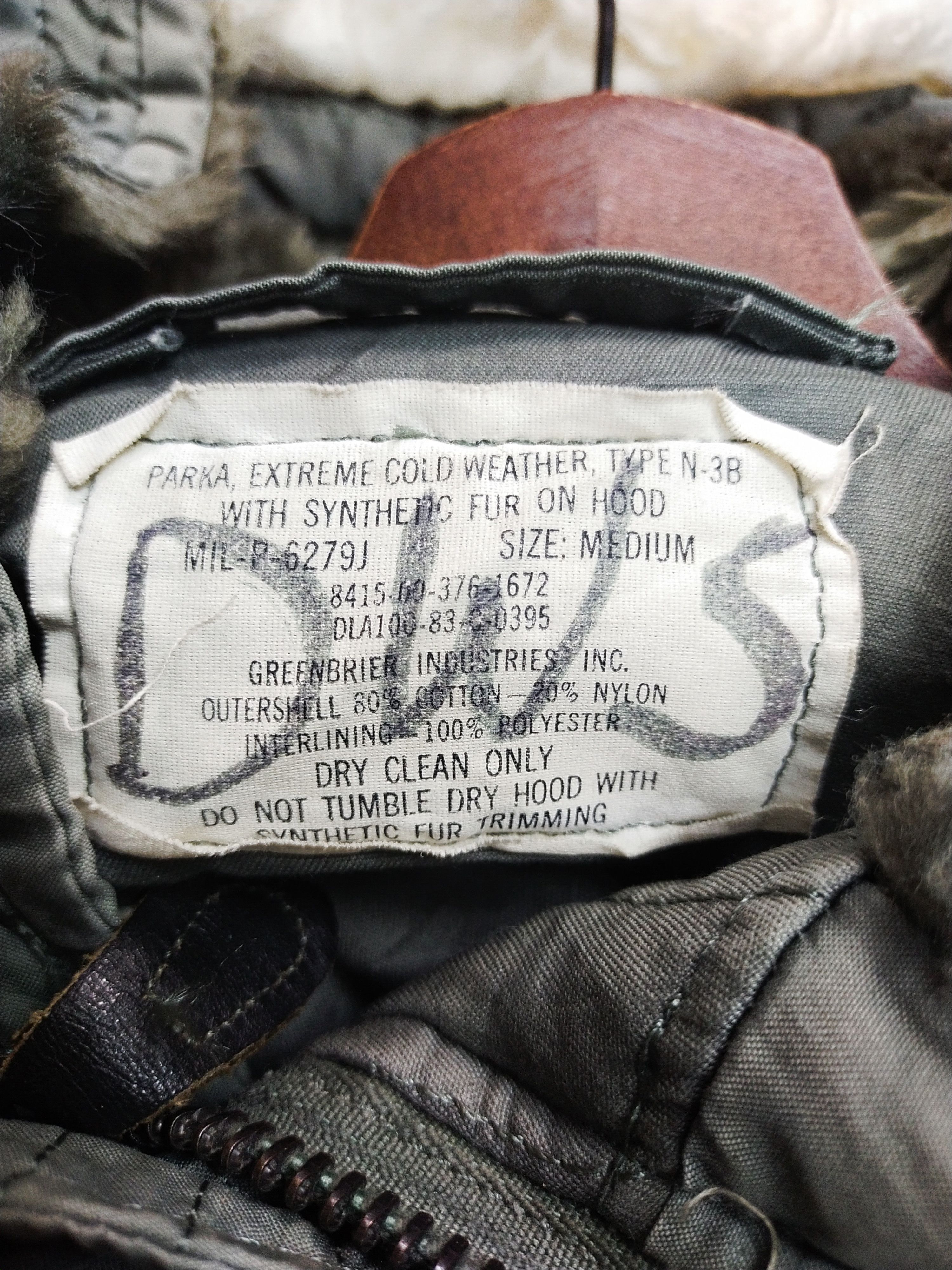 Vintage Parka Extreme Cold Weather military coat vintage #S225 Size US M / EU 48-50 / 2 - 11 Thumbnail