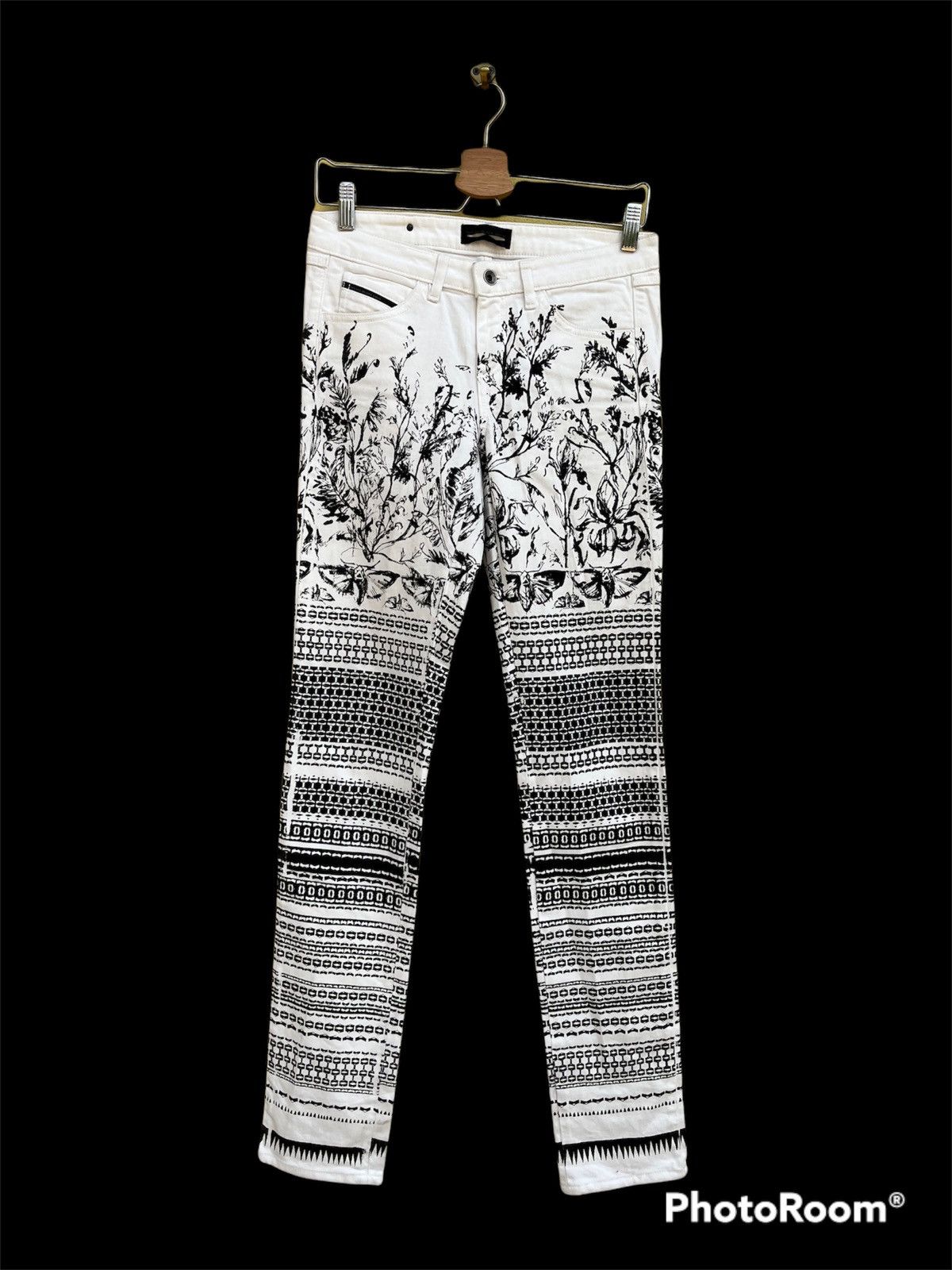 Image of Diesel Black Gold Stretchable Art Pants in White, Men's (Size 30)