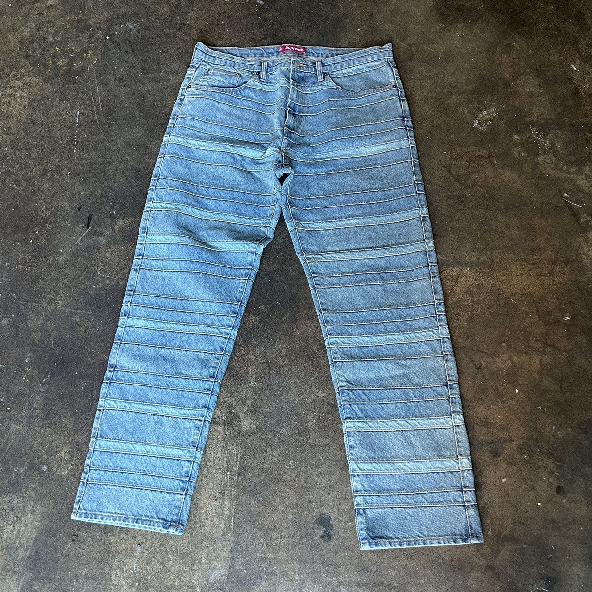 Supreme Layered Jean | Grailed