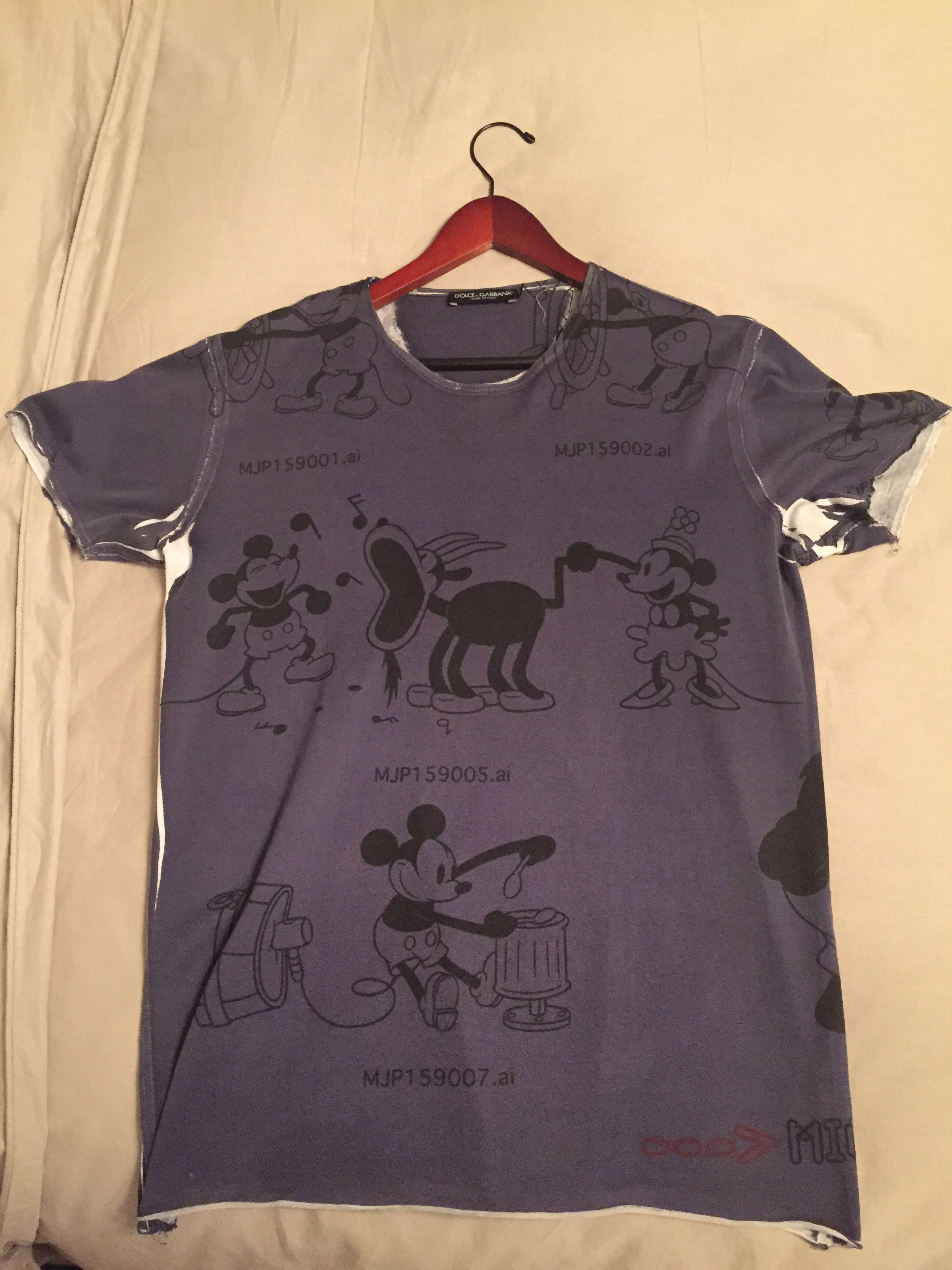 Dolce & Gabbana Rare! DOLCE & GABBANA Hollywood Mickey Mouse