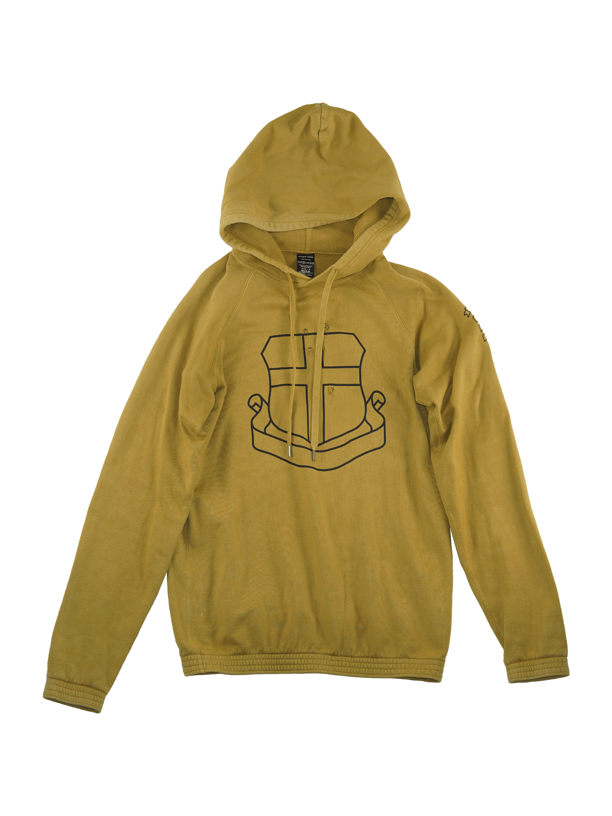 Number (N)ine Yellow Shield Hoodie | Grailed