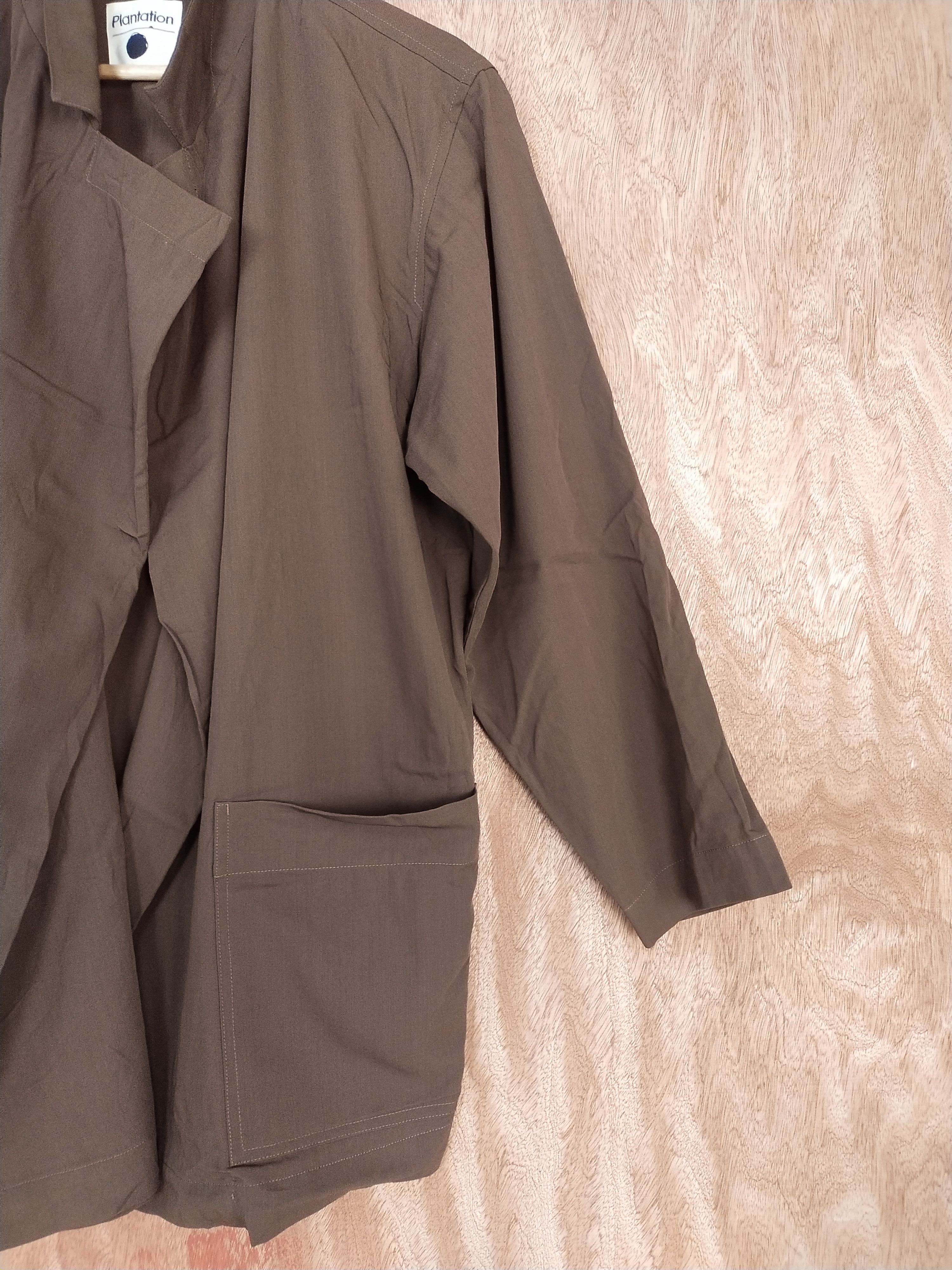 Issey Miyake Plantation dark brown Cardigan #S233DL Size US M / EU 48-50 / 2 - 5 Thumbnail
