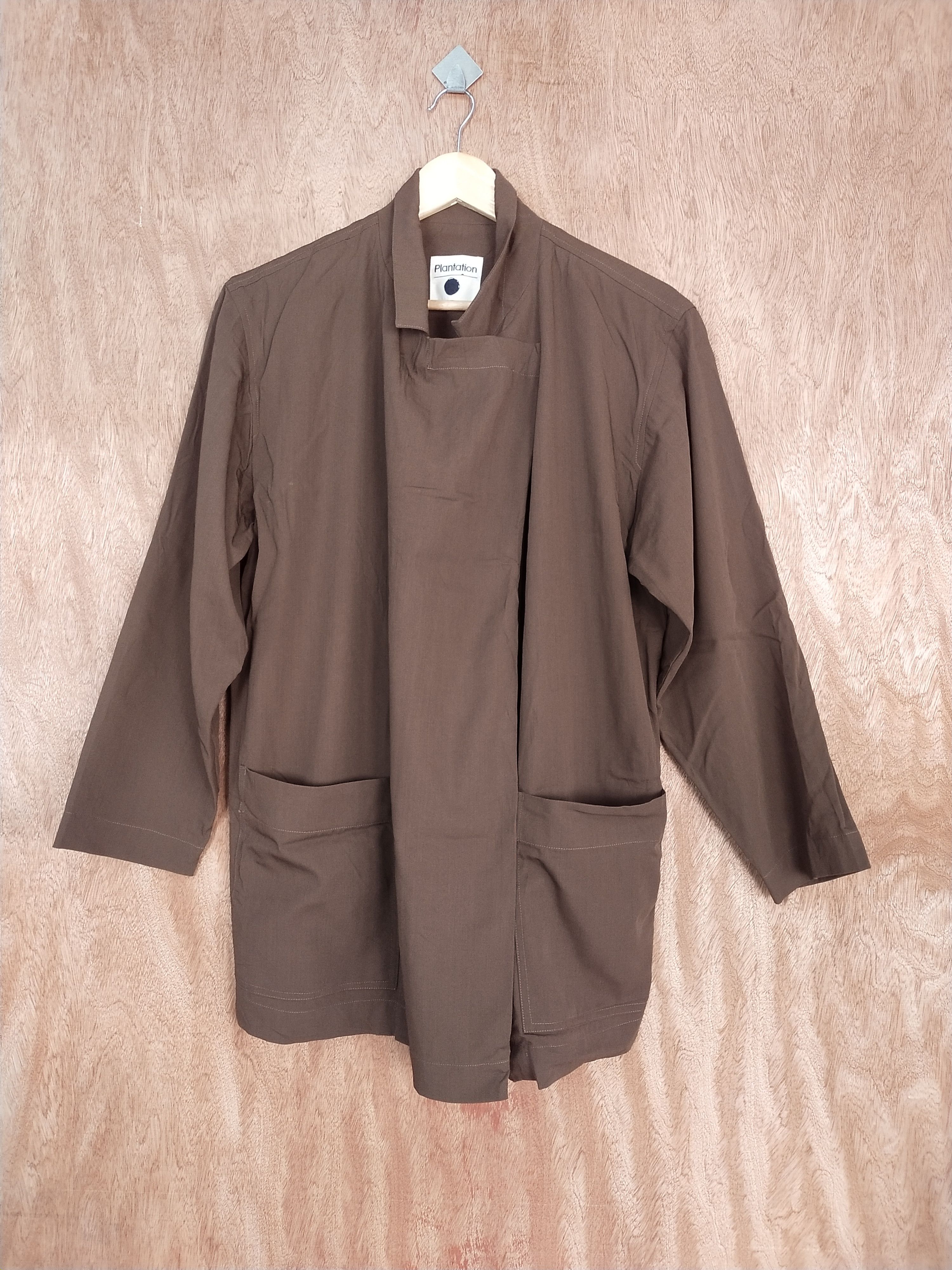 Issey Miyake Plantation dark brown Cardigan #S233DL Size US M / EU 48-50 / 2 - 1 Thumbnail