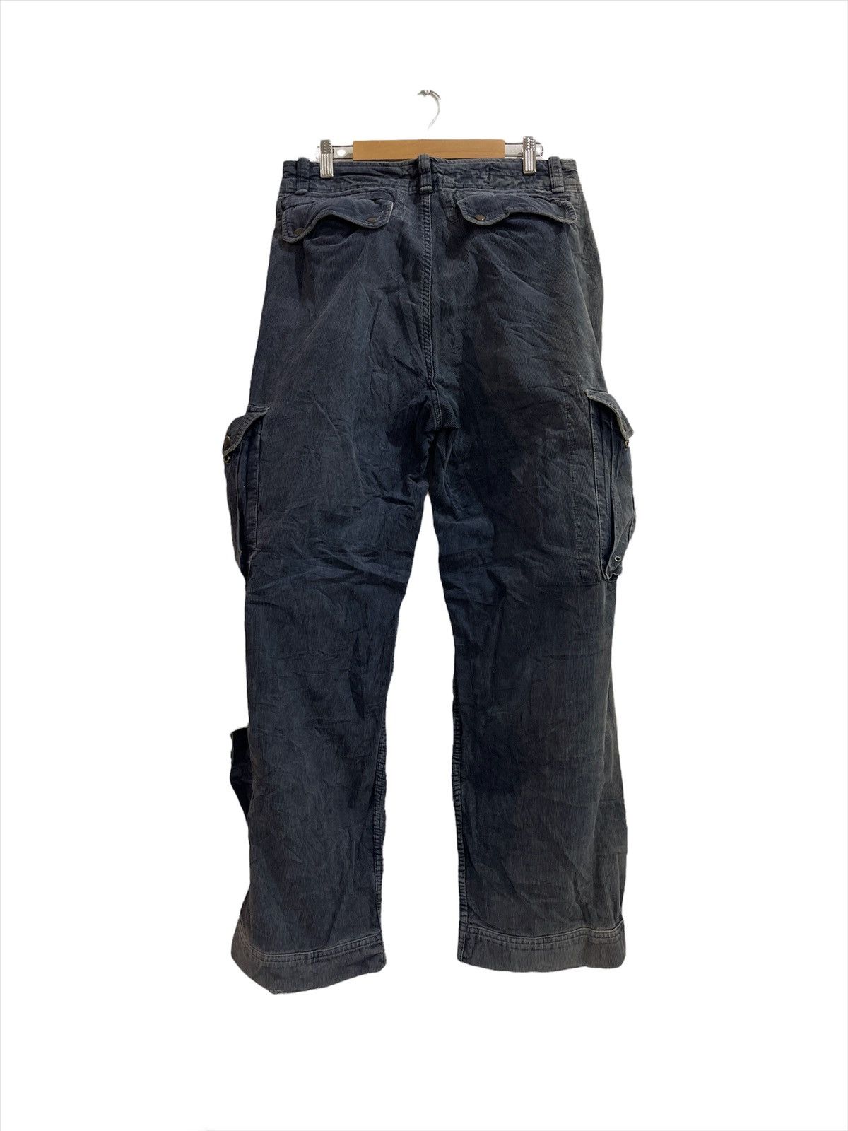 Polo Ralph Lauren × RRL Ralph Lauren × Vintage Vintage Polo Ralph Lauren Multi Pocket Tactical Velvet Pants Size US 32 / EU 48 - 4 Thumbnail