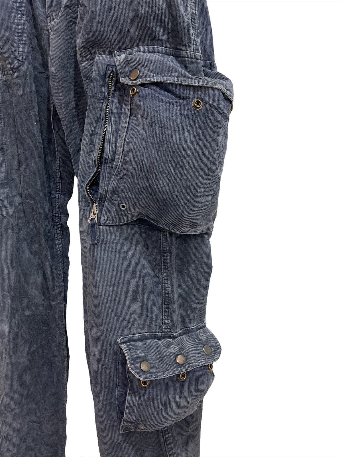 Polo Ralph Lauren × RRL Ralph Lauren × Vintage Vintage Polo Ralph Lauren Multi Pocket Tactical Velvet Pants Size US 32 / EU 48 - 5 Thumbnail