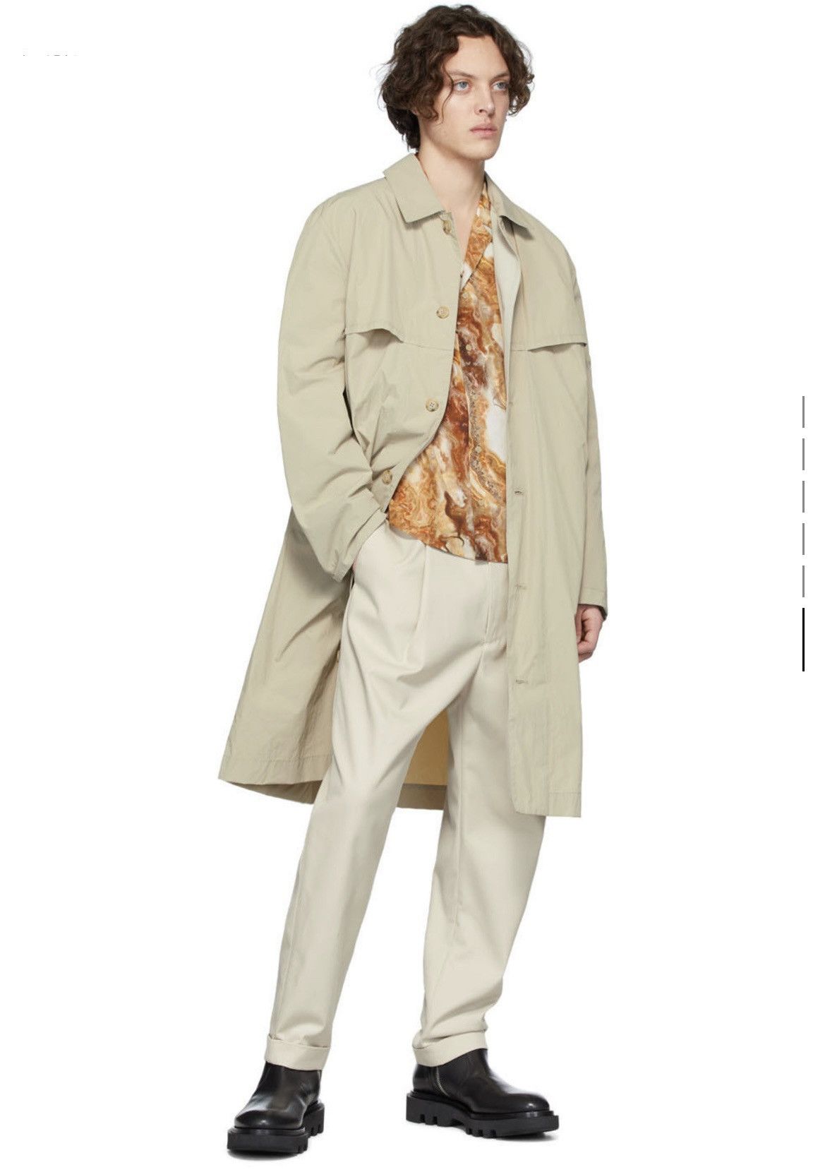 Deveaux Deveaux New York Reversible Trench Jacket Grailed