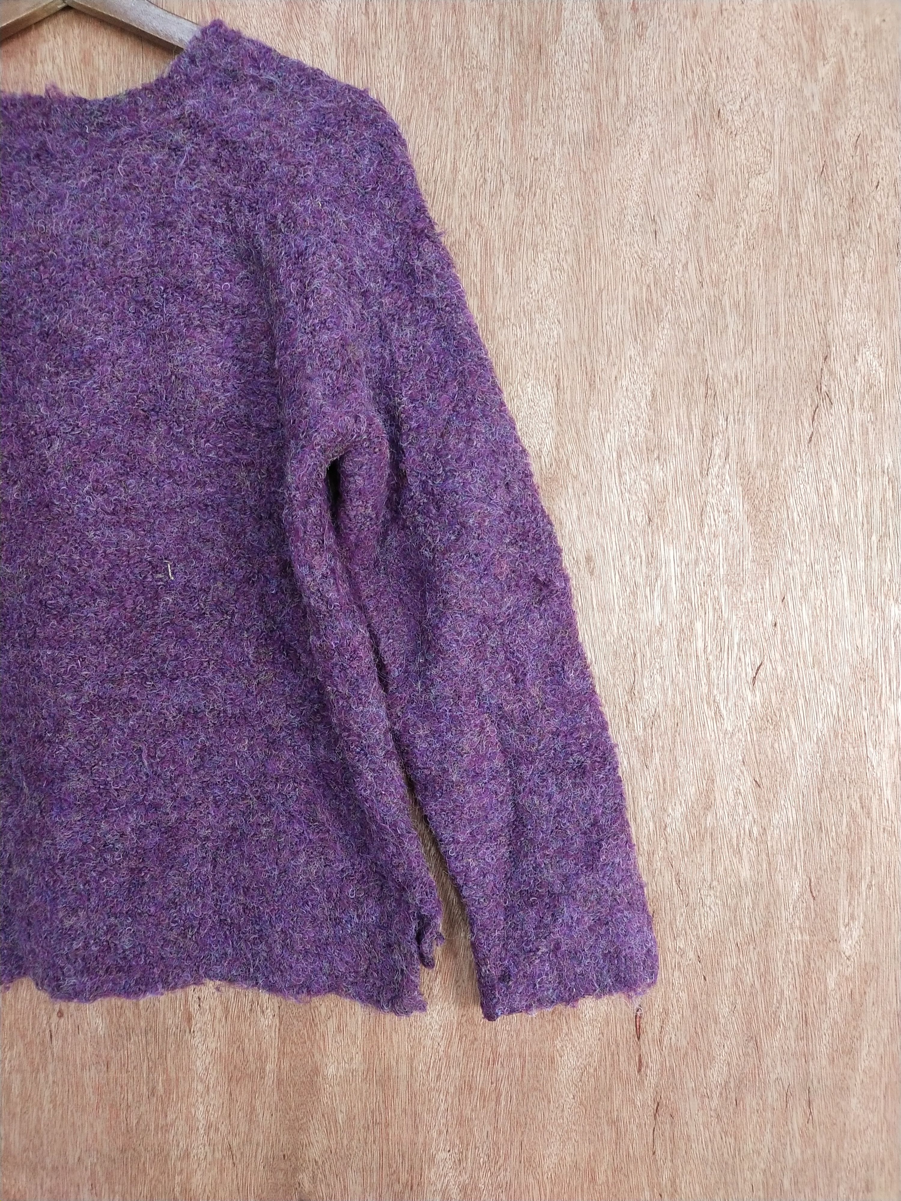 Aran Isles Knitwear Purple Sweater Top Knitwear Womenswear #S230 Size US S / EU 44-46 / 1 - 7 Thumbnail