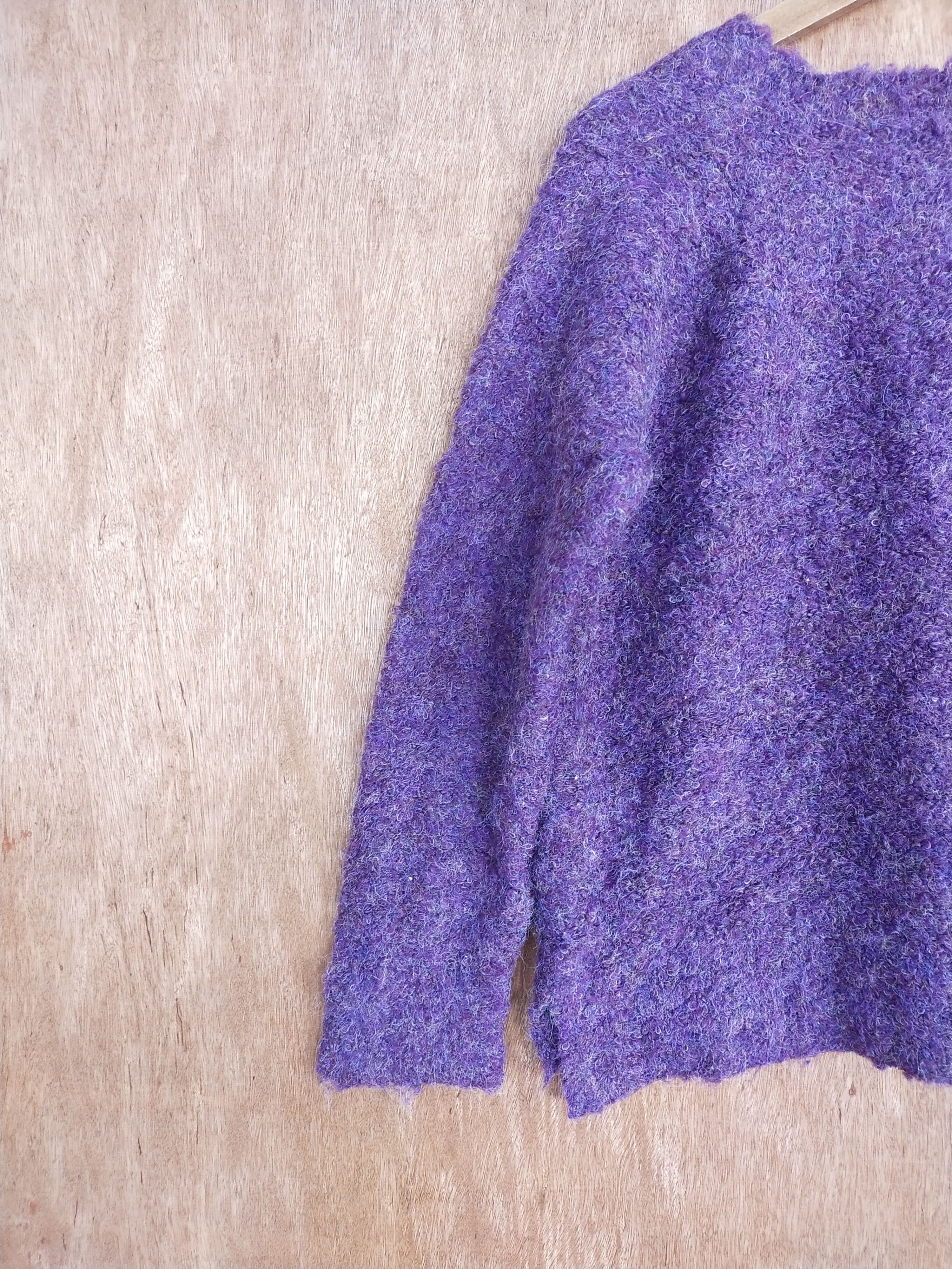 Aran Isles Knitwear Purple Sweater Top Knitwear Womenswear #S230 Size US S / EU 44-46 / 1 - 8 Thumbnail