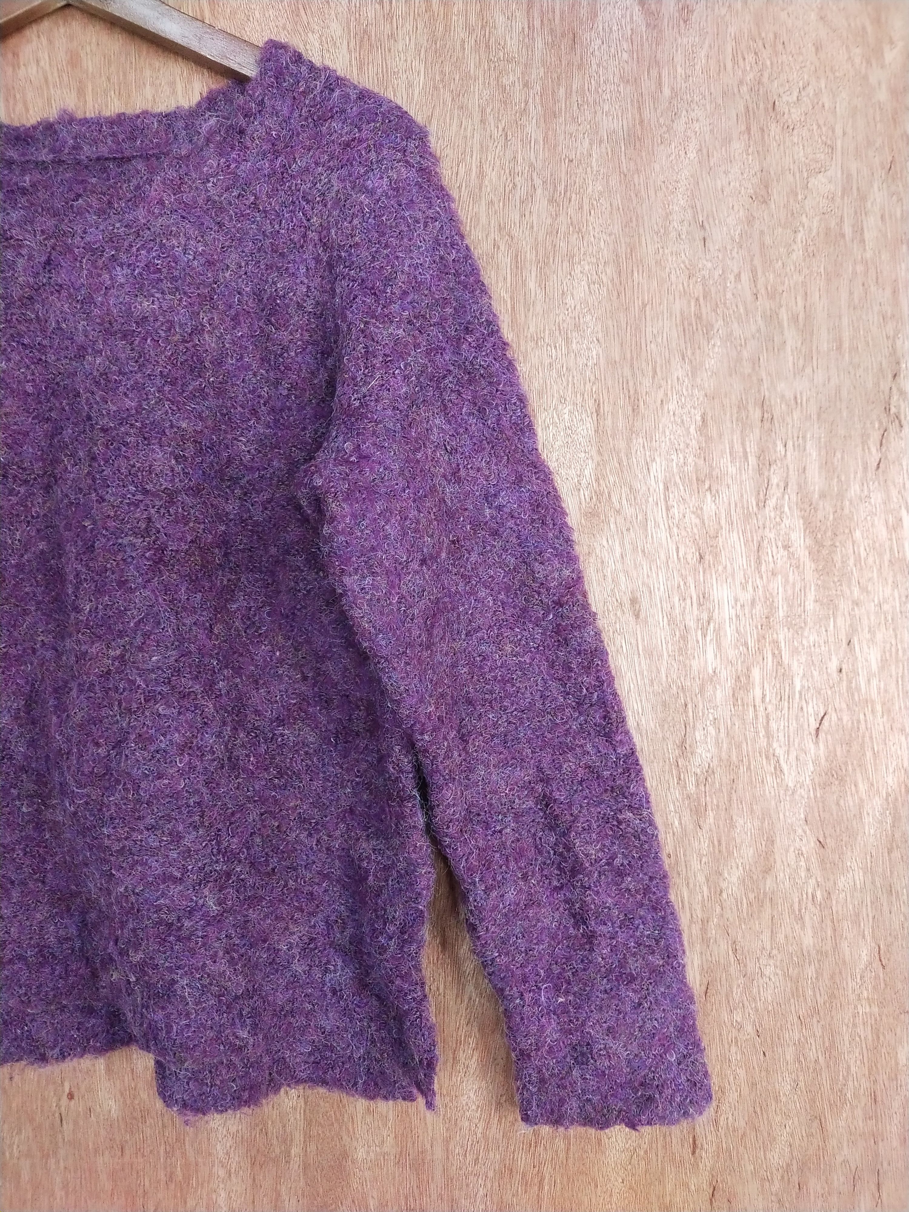 Aran Isles Knitwear Purple Sweater Top Knitwear Womenswear #S230 Size US S / EU 44-46 / 1 - 4 Thumbnail