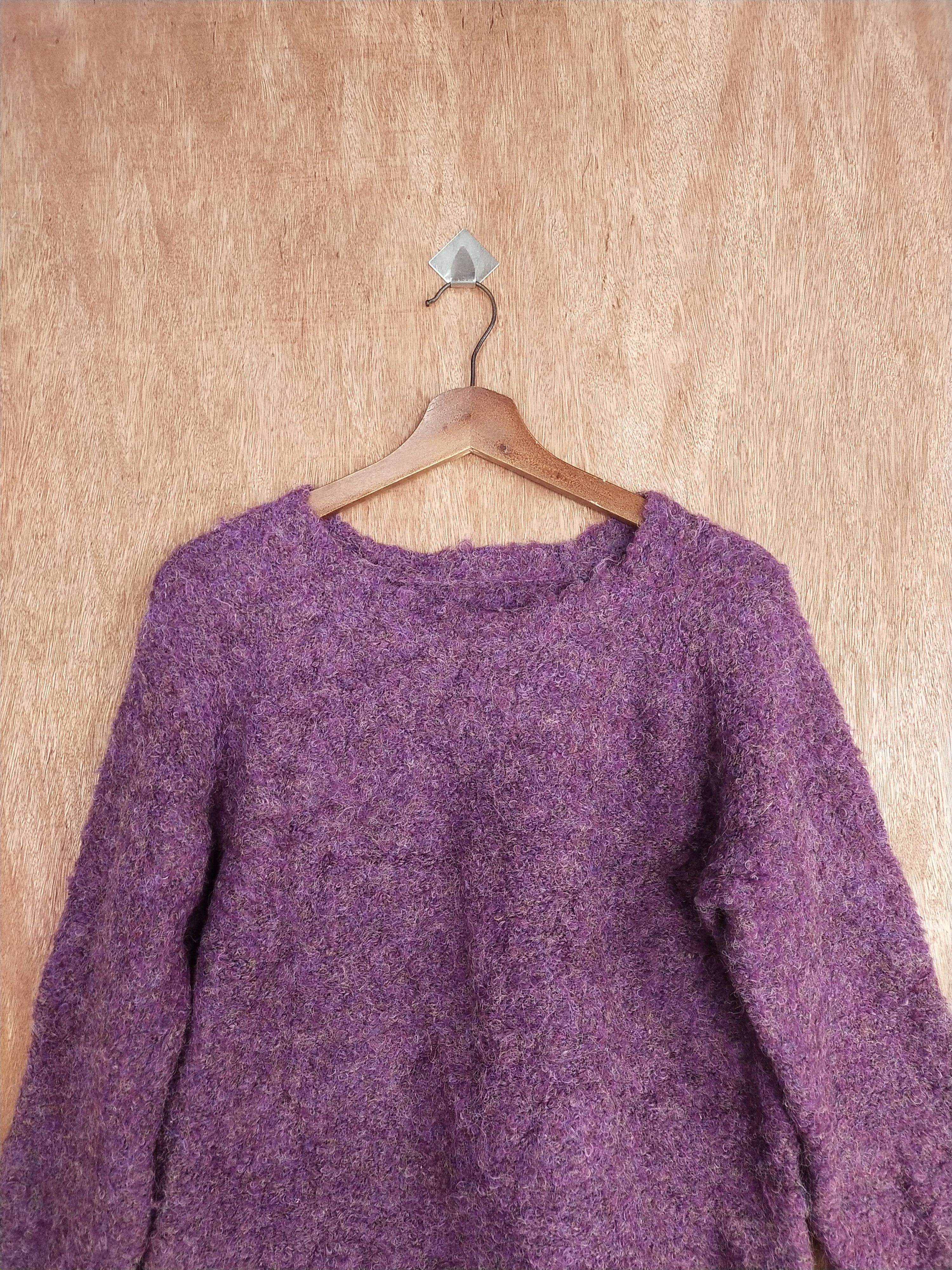 Aran Isles Knitwear Purple Sweater Top Knitwear Womenswear #S230 Size US S / EU 44-46 / 1 - 2 Thumbnail