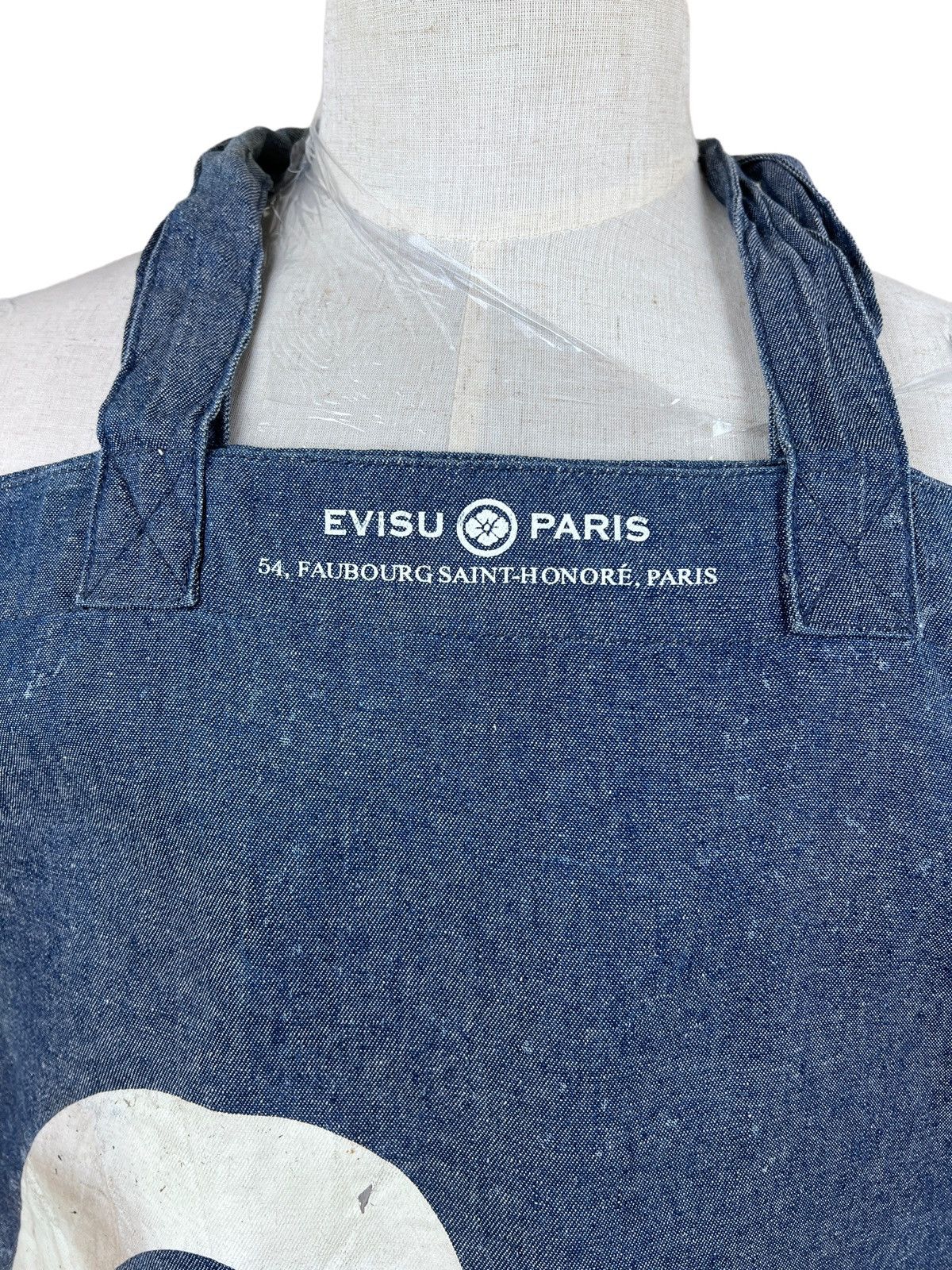 Evisu Evisu Paris Daicock Logo Graphic Denim Tote Bag Size ONE SIZE - 4 Thumbnail