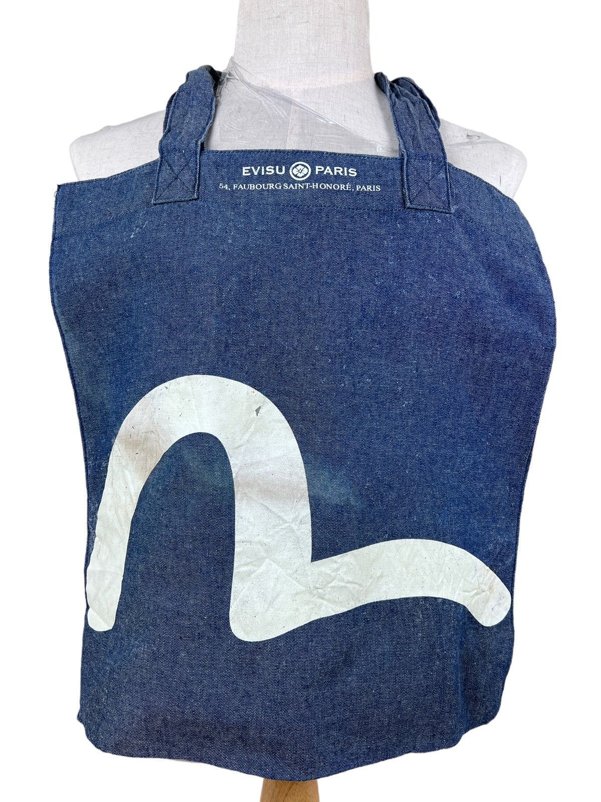Evisu Evisu Paris Daicock Logo Graphic Denim Tote Bag Size ONE SIZE - 1 Thumbnail