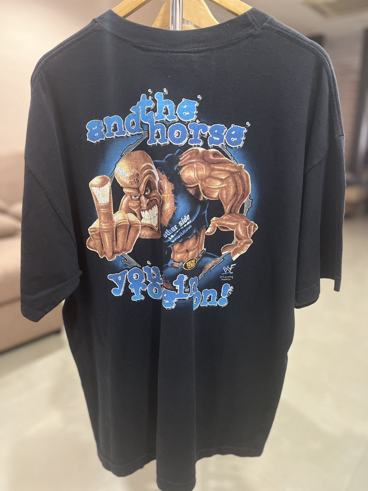 Vintage × WWF Vintage WWF Animated Austin 3:16 Size US XL / EU 56 / 4 - 2 Thumbnail