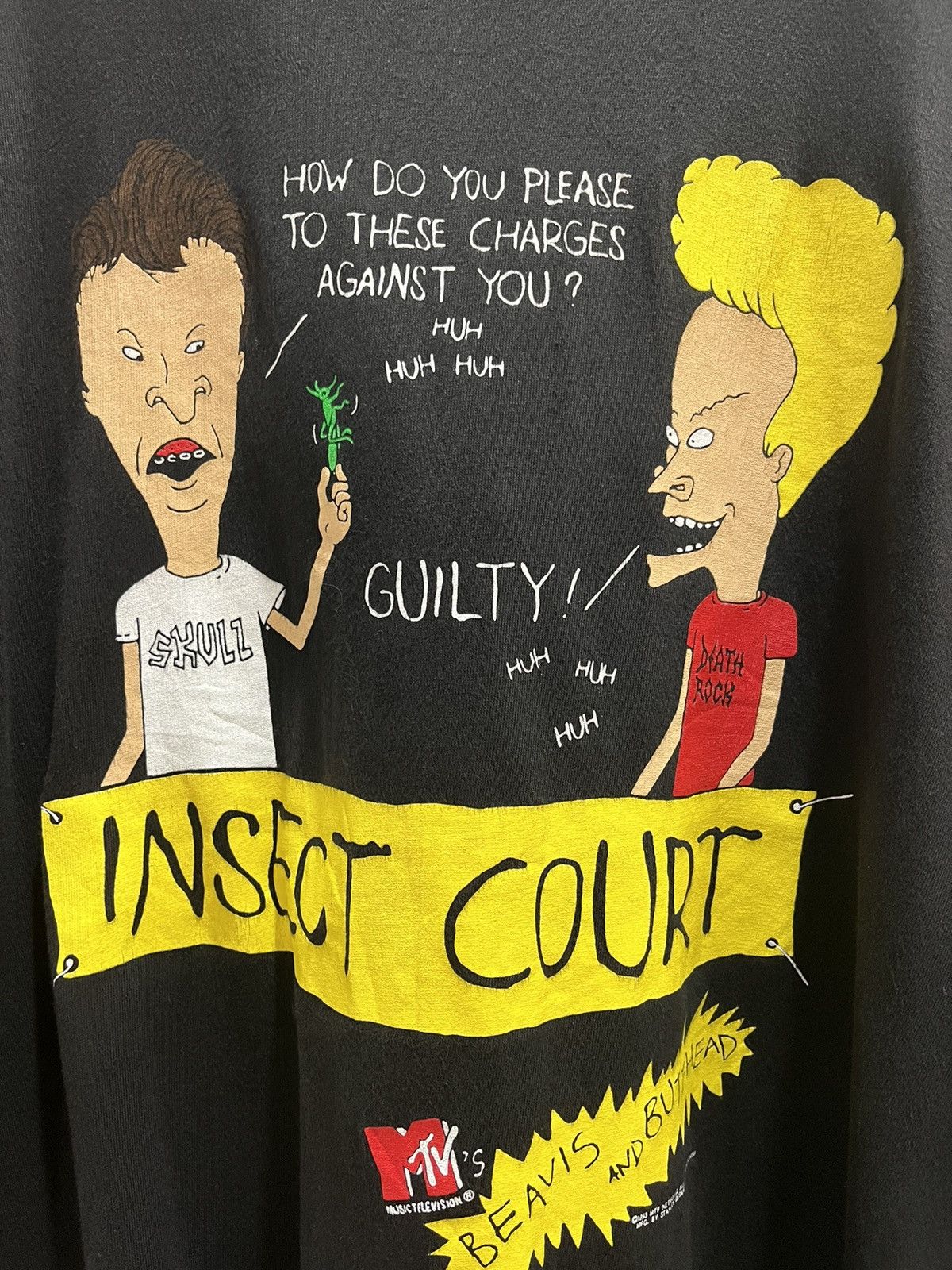 Mtv Vintage Stanley Desantis Beavis and Butt-Head Insect Court Size US L / EU 52-54 / 3 - 1 Thumbnail