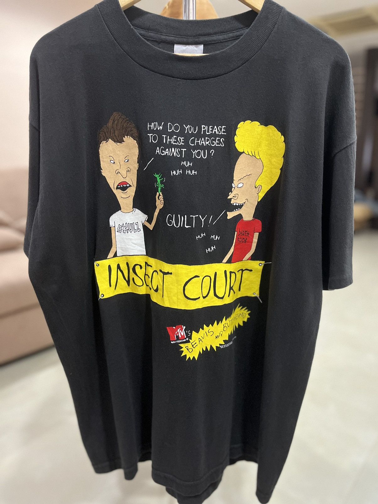 Mtv Vintage Stanley Desantis Beavis and Butt-Head Insect Court Size US L / EU 52-54 / 3 - 2 Thumbnail