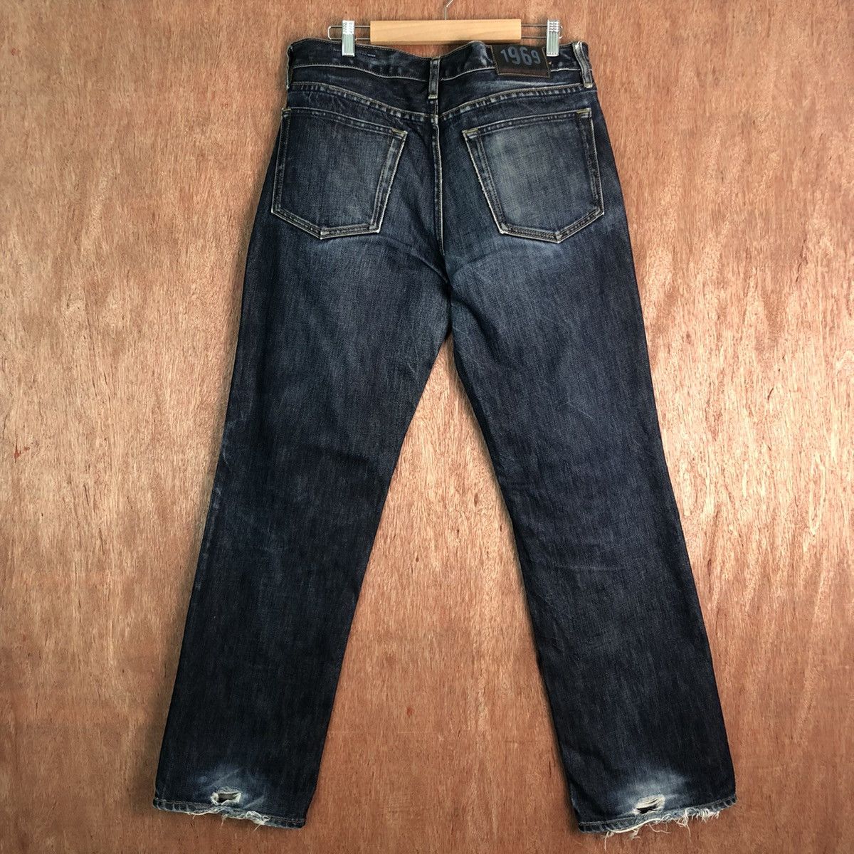 Gap DL GAP Vintage Dark Blue Denim Jeans Pants #c296 Size US 33 - 6 Thumbnail