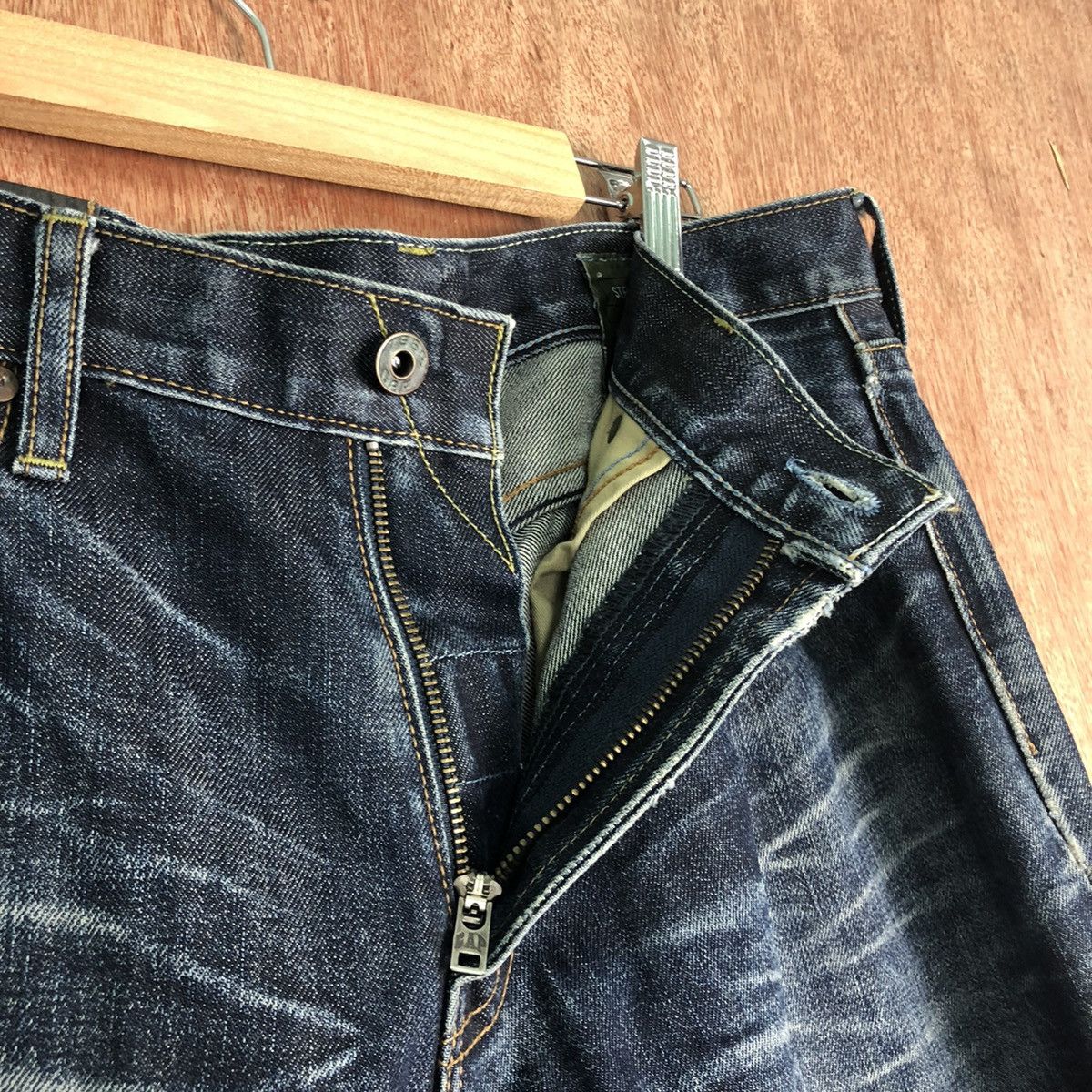 Gap DL GAP Vintage Dark Blue Denim Jeans Pants #c296 Size US 33 - 5 Thumbnail