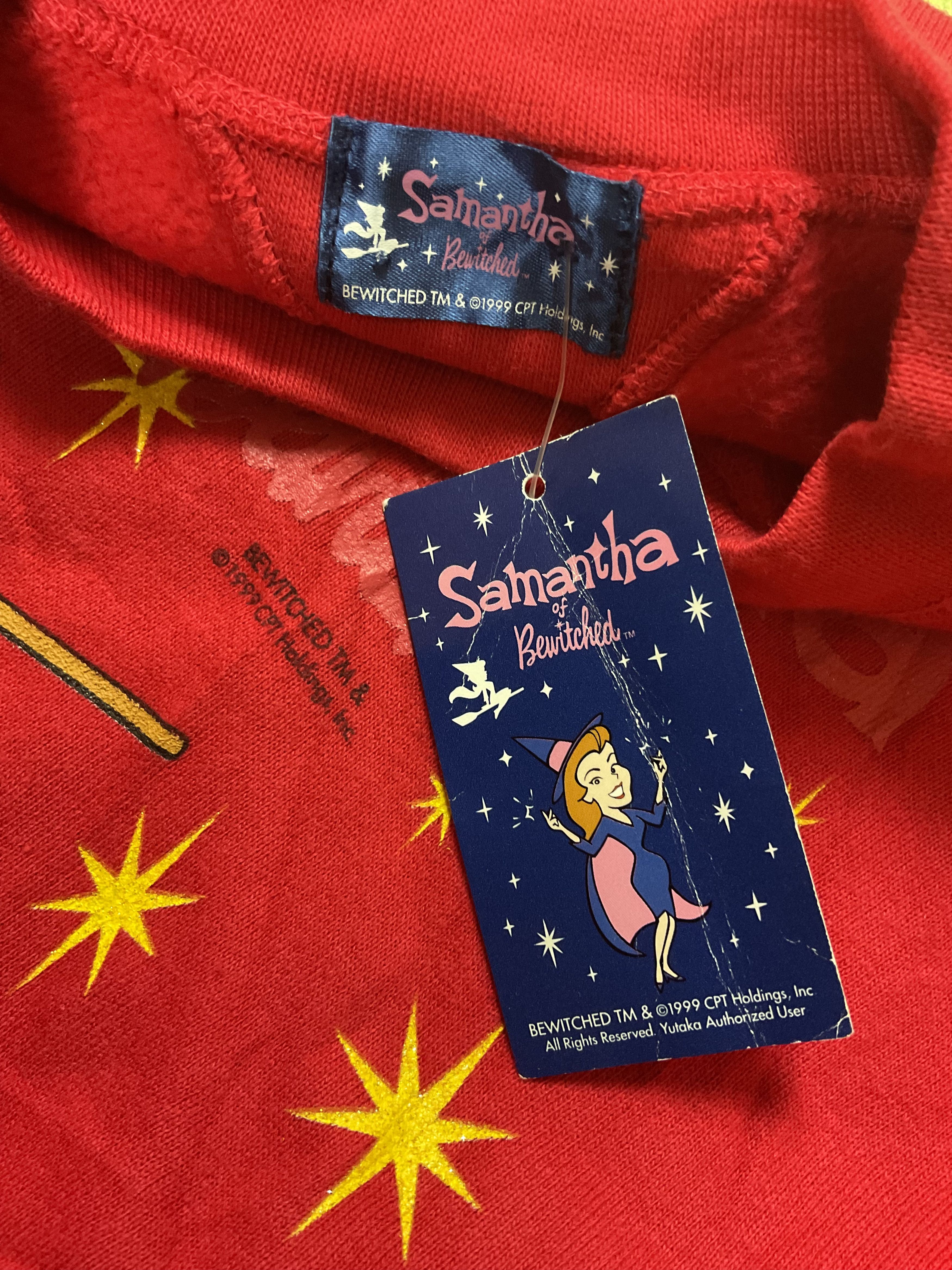 Cartoon Network Vintage 1999 Samantha of Bewitched Tv Show Sweatshirt Size US M / EU 48-50 / 2 - 4 Thumbnail