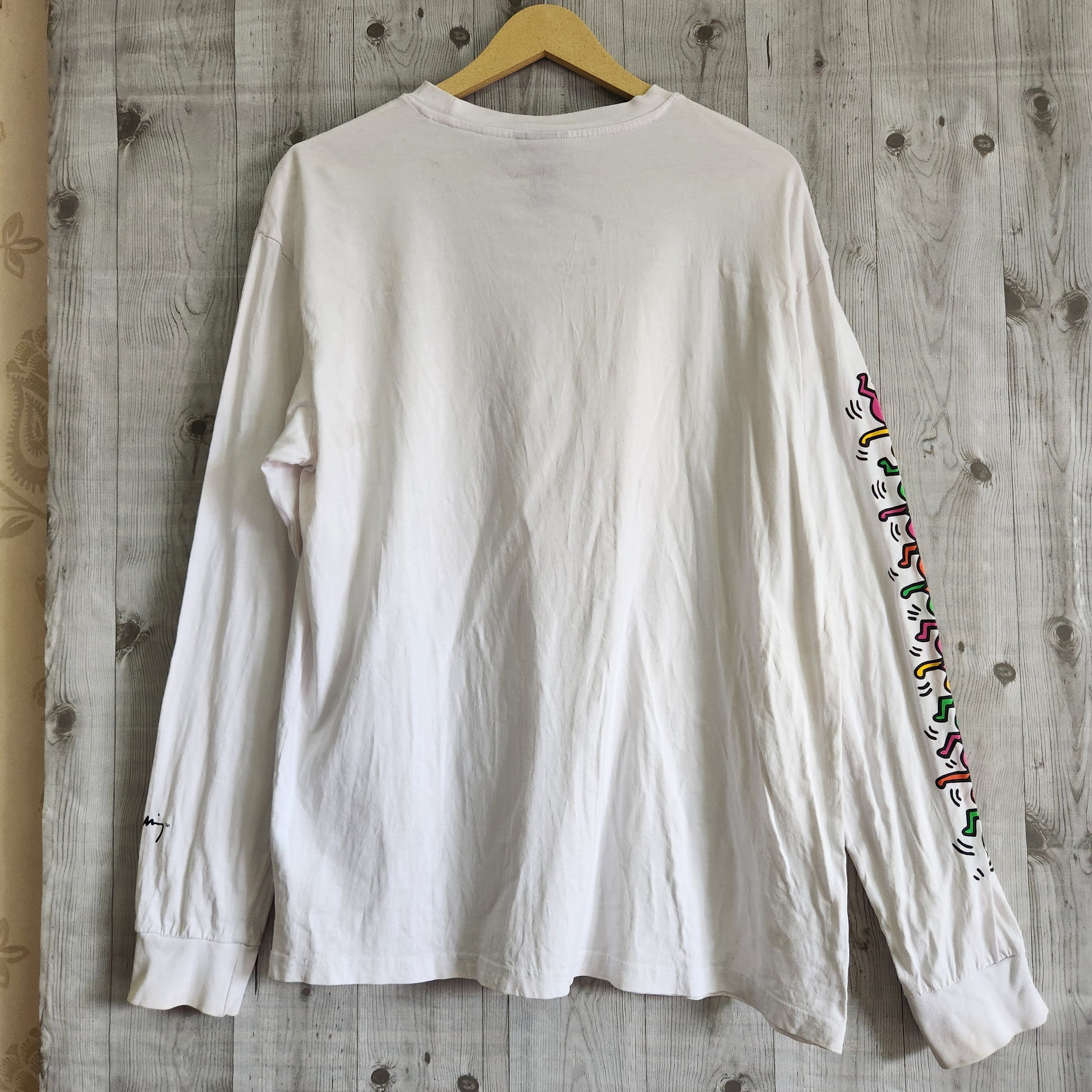 Keith Haring Keith Haring X H&M Long Sleeves Printed TShirt Size US L / EU 52-54 / 3 - 9 Thumbnail