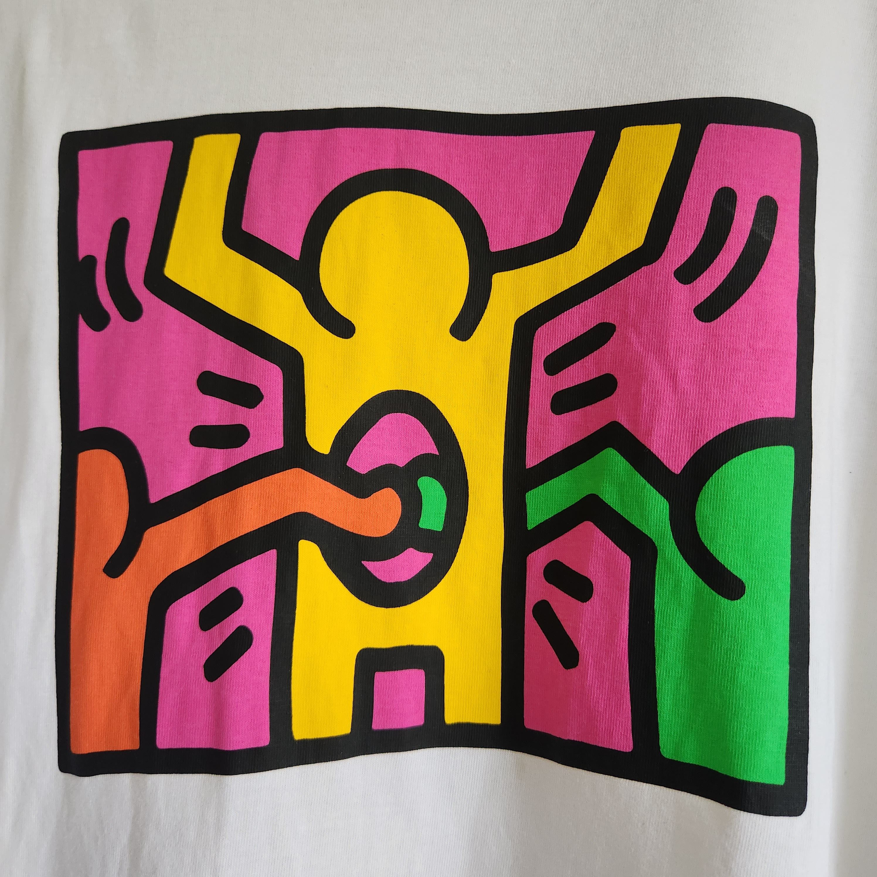 Keith Haring Keith Haring X H&M Long Sleeves Printed TShirt Size US L / EU 52-54 / 3 - 12 Thumbnail