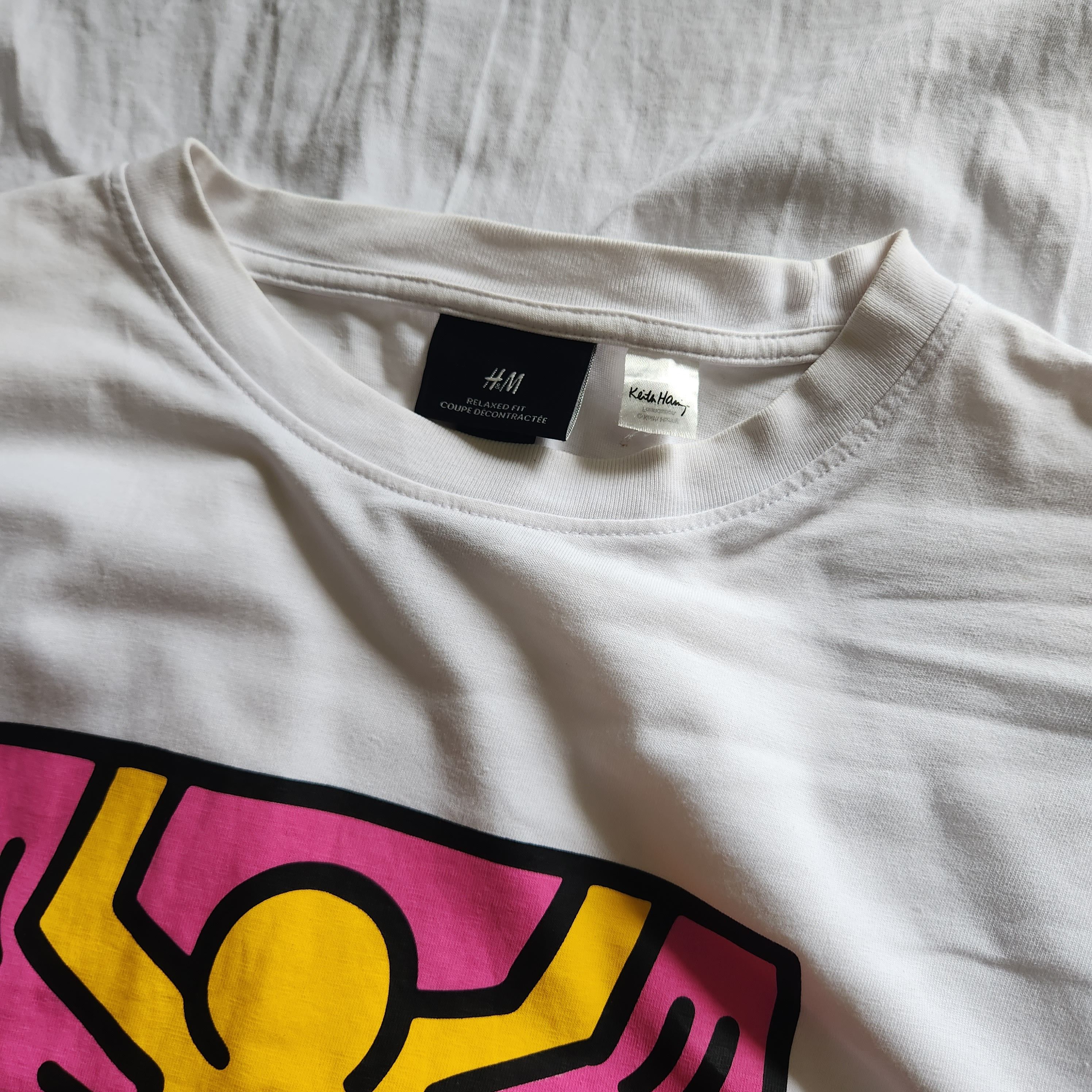 Keith Haring Keith Haring X H&M Long Sleeves Printed TShirt Size US L / EU 52-54 / 3 - 6 Thumbnail