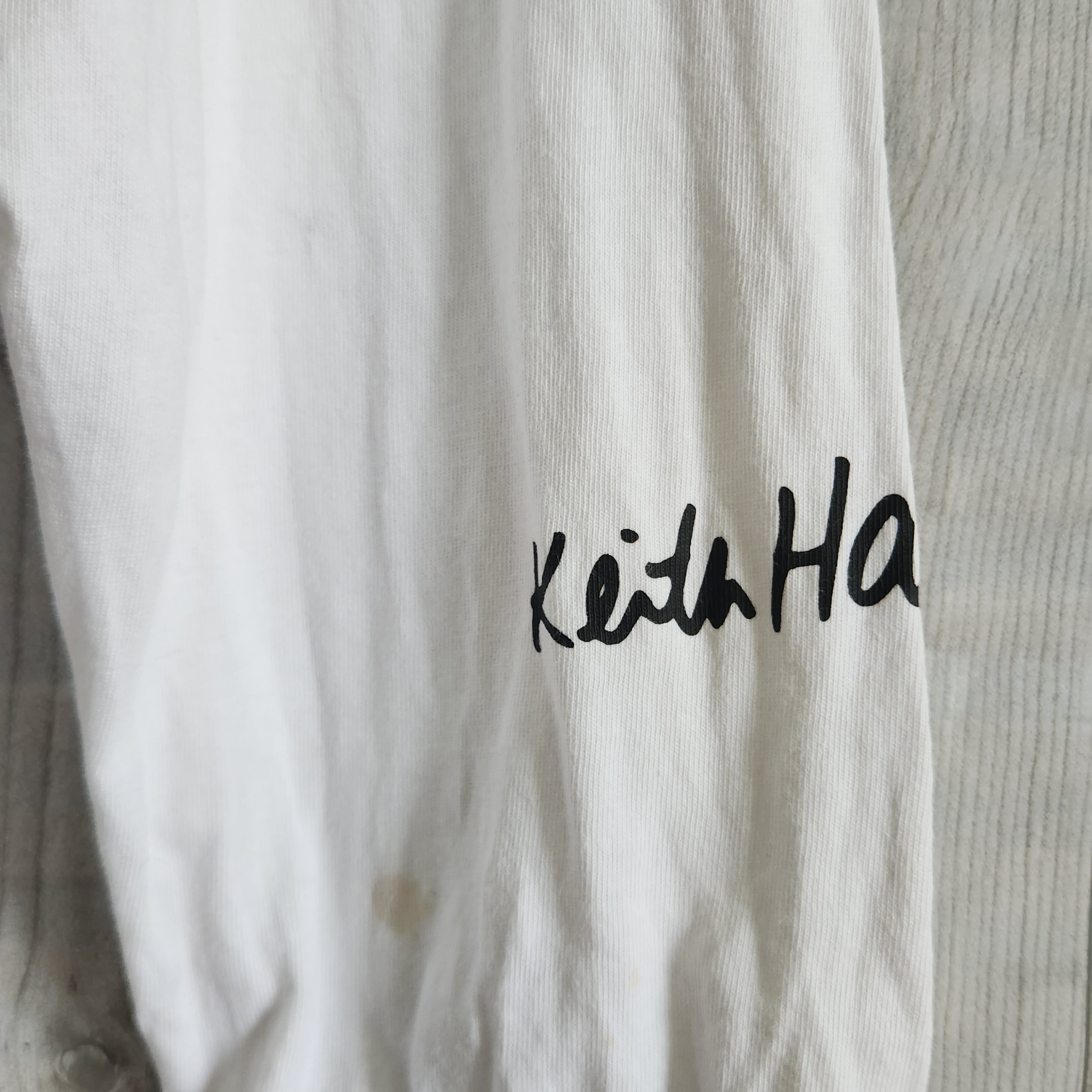 Keith Haring Keith Haring X H&M Long Sleeves Printed TShirt Size US L / EU 52-54 / 3 - 11 Thumbnail