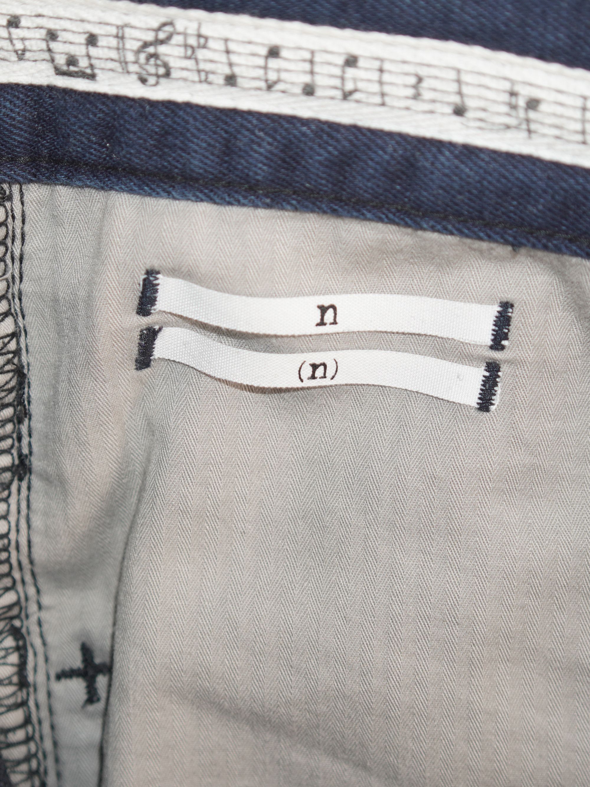 Number (N)ine N(N) Indigo Darts Denim Jeans Pants Size US 32 / EU 48 - 4 Thumbnail