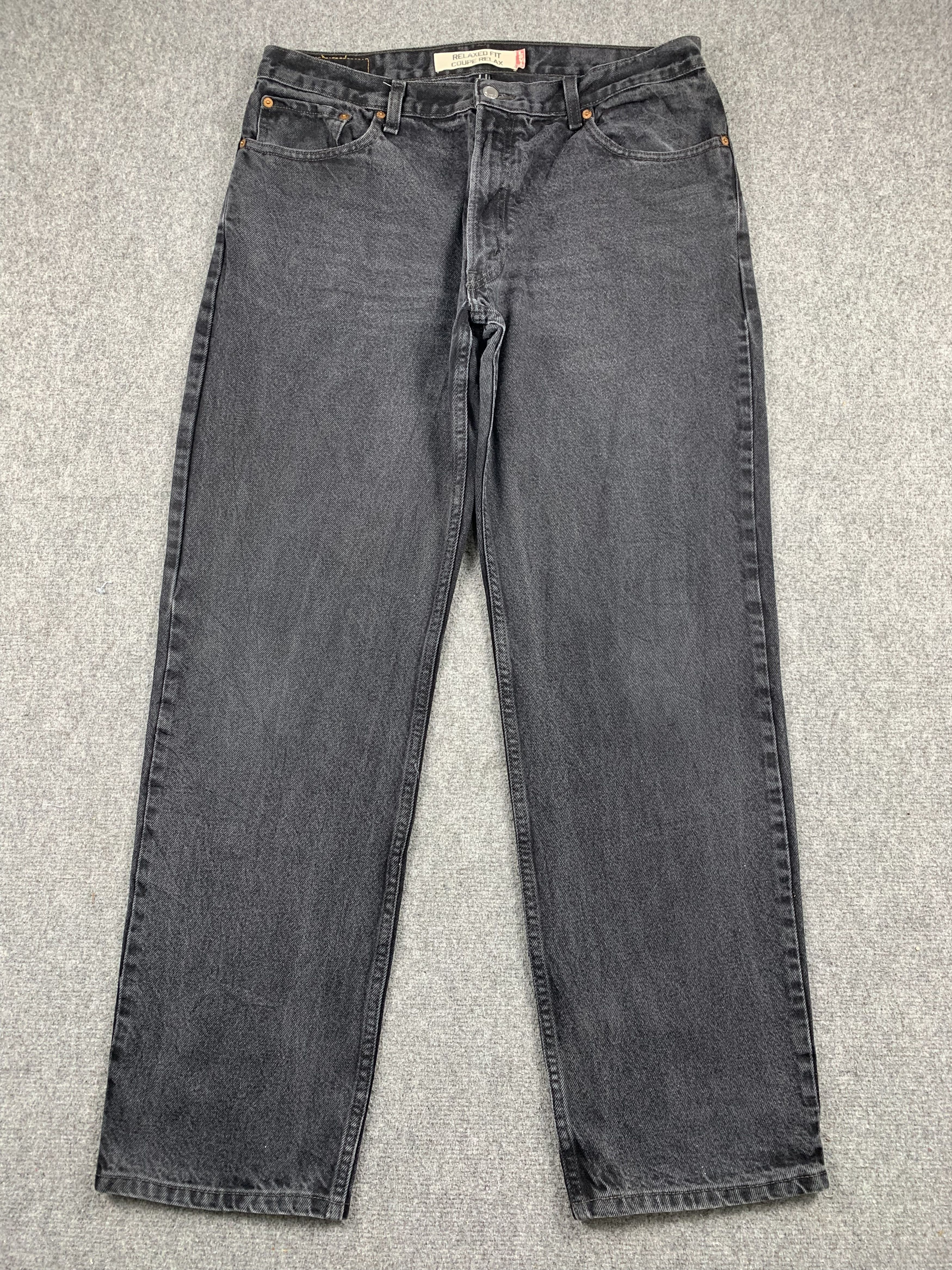 Levi's Vintage Levis Faded Black Jeans DP1929 Size US 37 - 1 Thumbnail