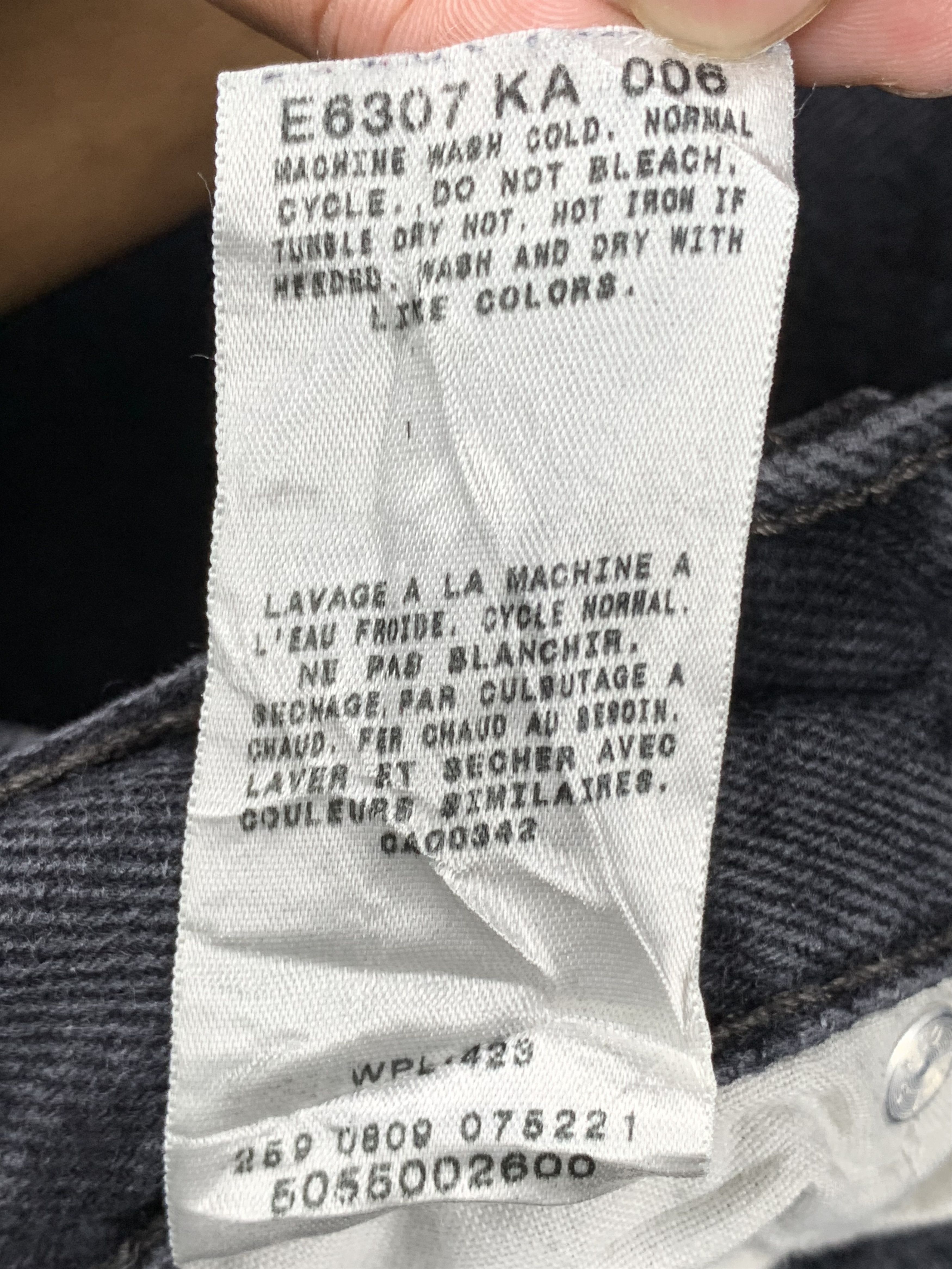 Levi's Vintage Levis Faded Black Jeans DP1929 Size US 37 - 8 Thumbnail