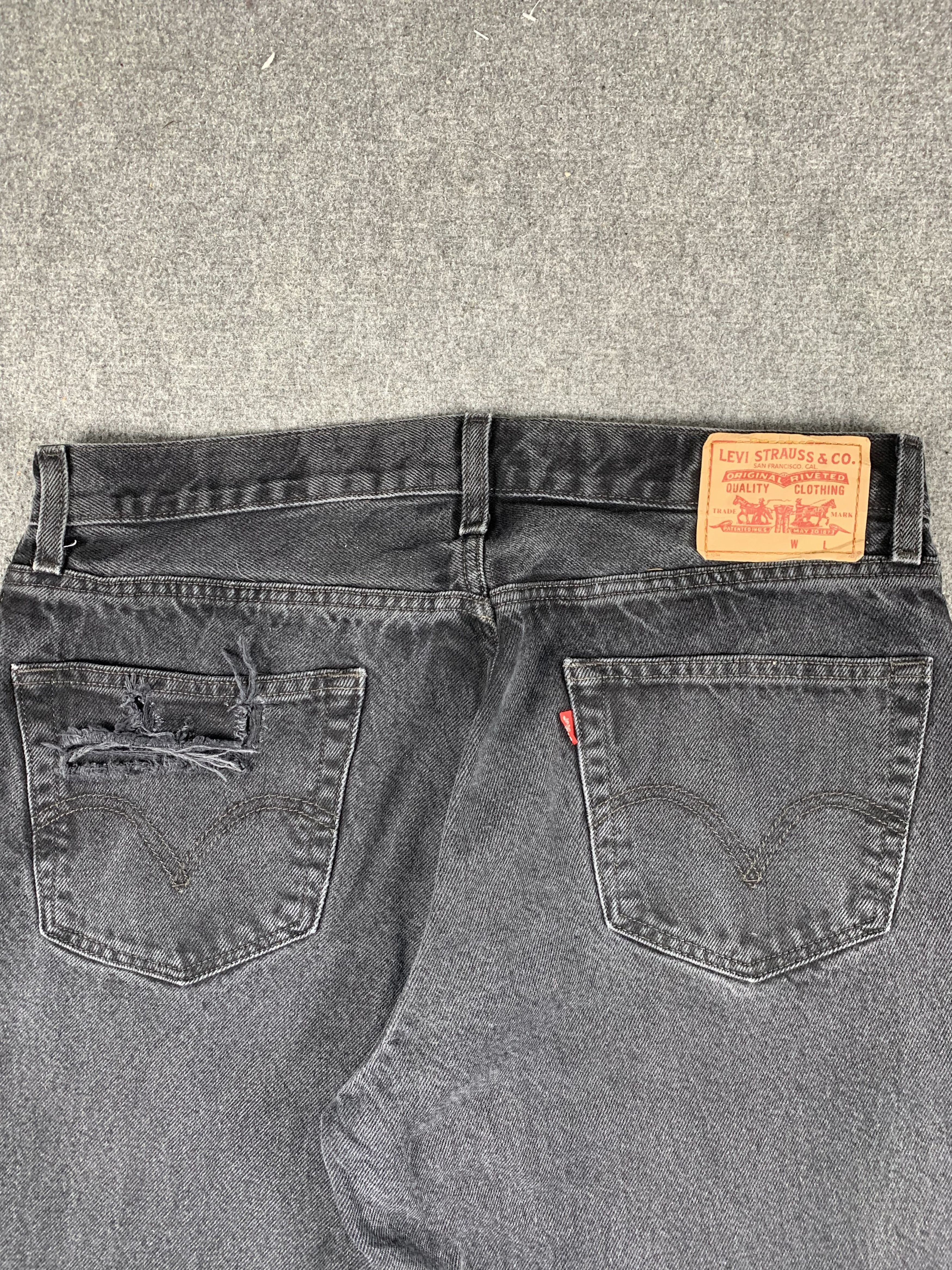 Levi's Vintage Levis Faded Black Jeans DP1929 Size US 37 - 4 Thumbnail