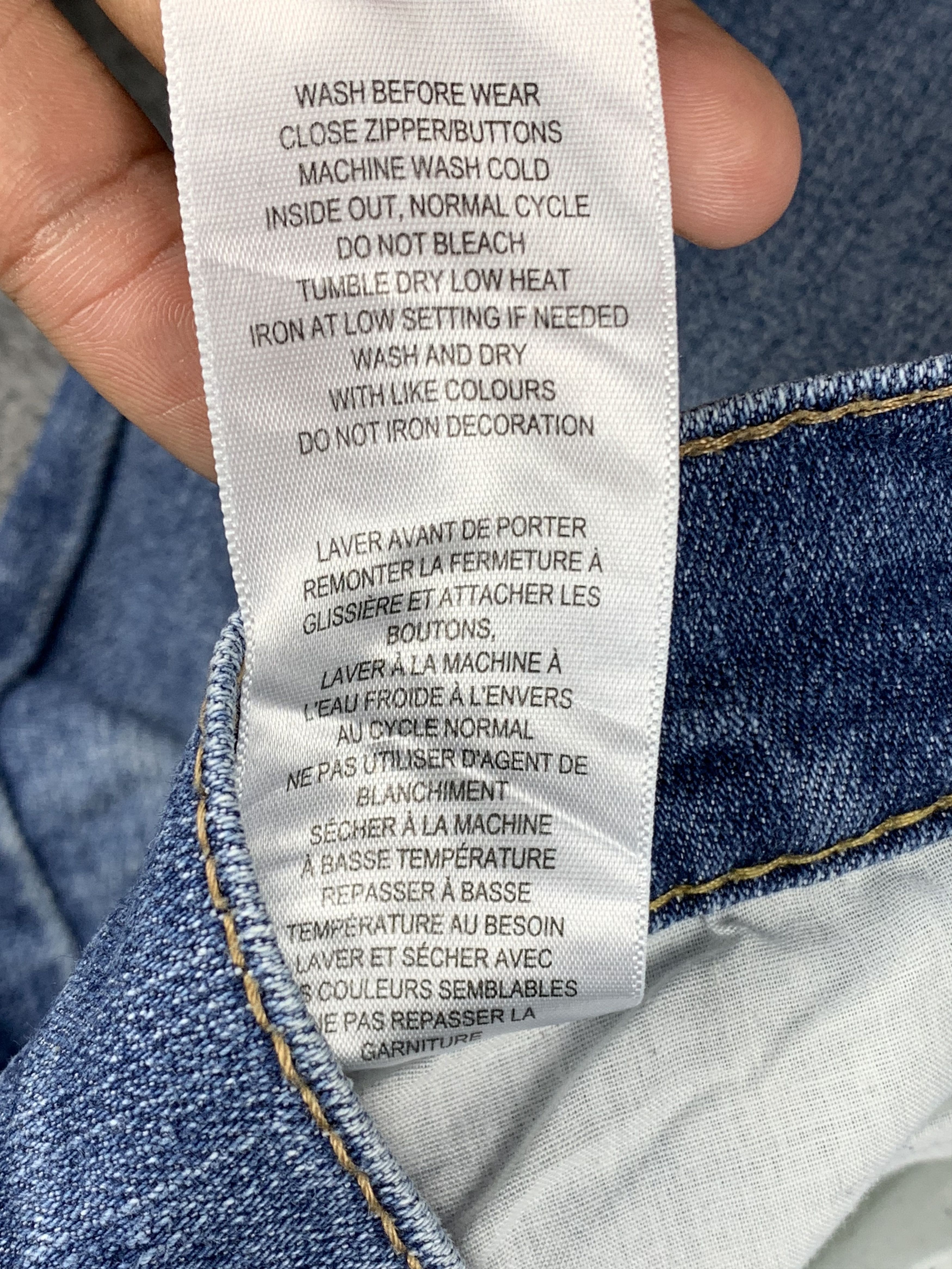 Levi's Vintage Levis 511 Faded Blue Jeans DP1931 Size US 27 - 9 Thumbnail