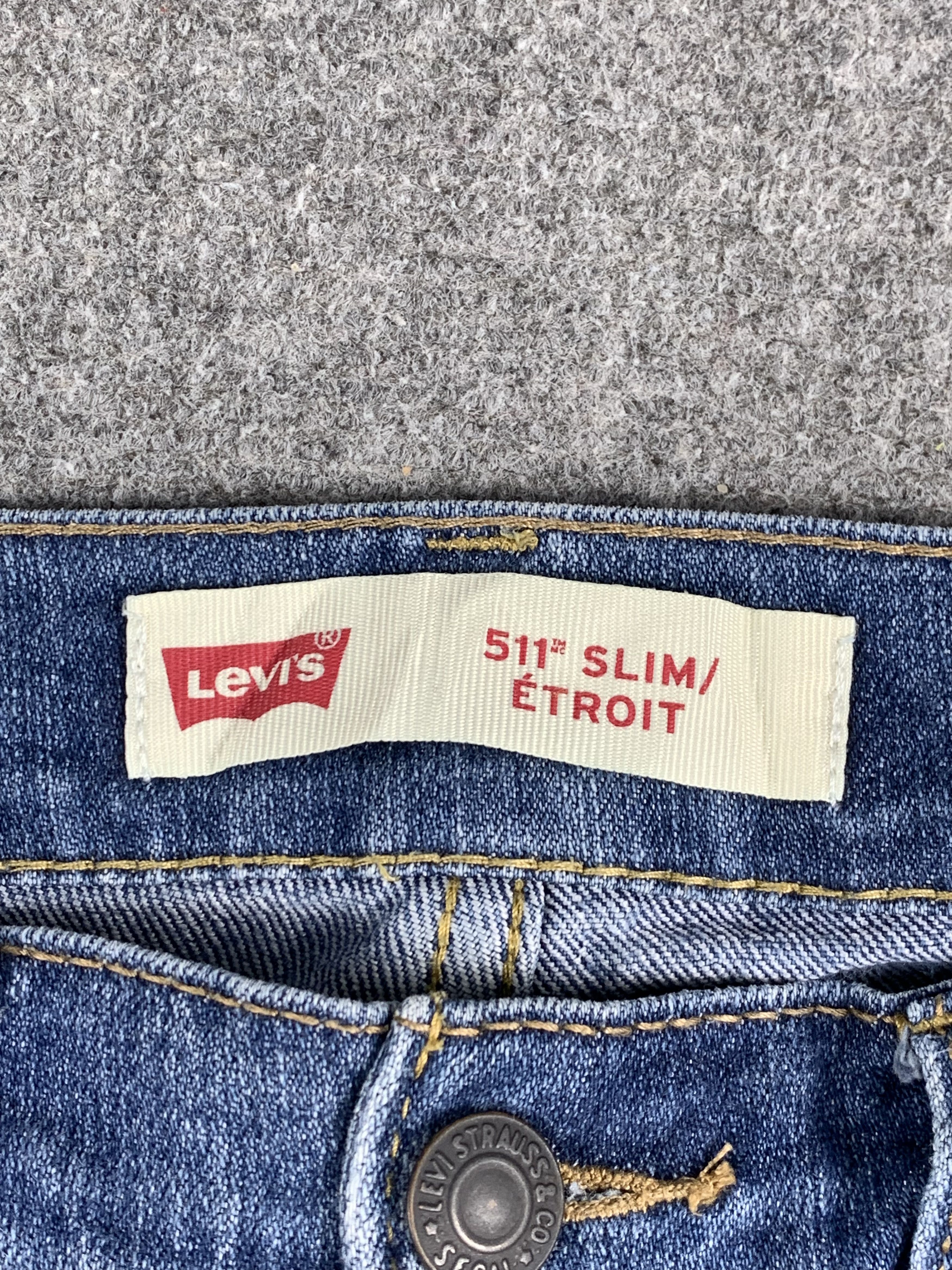 Levi's Vintage Levis 511 Faded Blue Jeans DP1931 Size US 27 - 7 Thumbnail