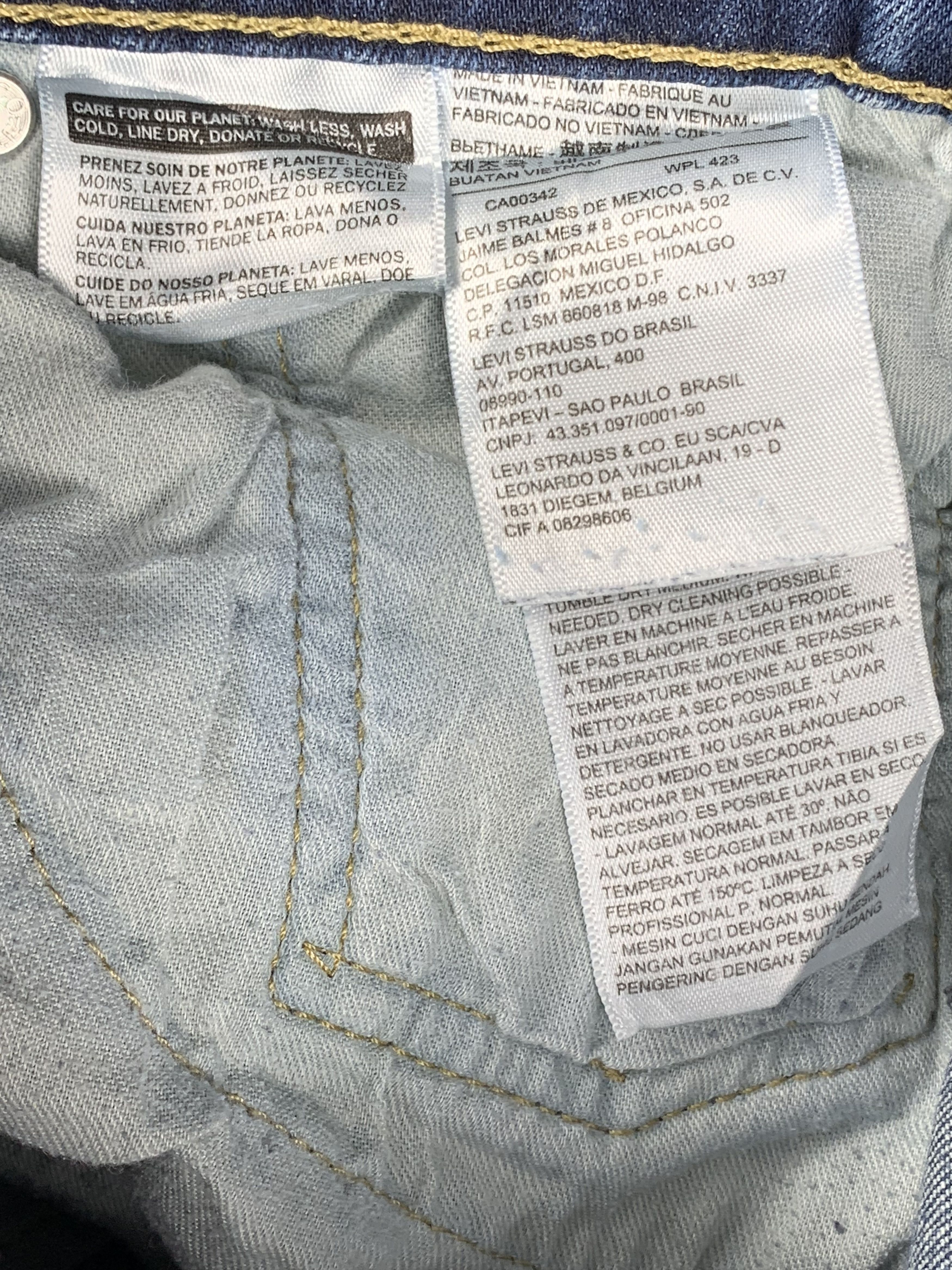 Levi's Vintage Levis 541 Faded Blue Jeans DP1932 Size US 36 / EU 52 - 10 Thumbnail