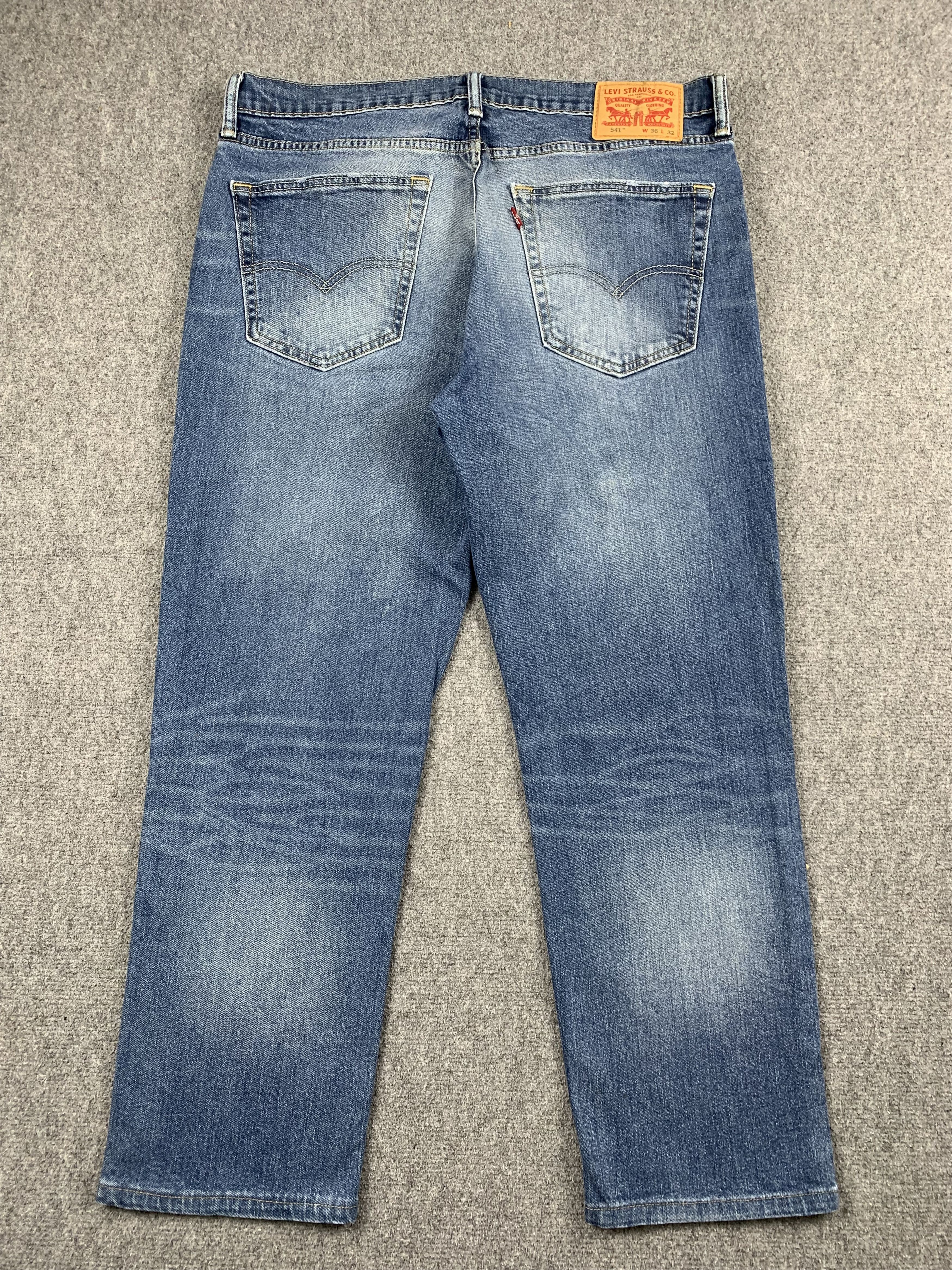 Levi's Vintage Levis 541 Faded Blue Jeans DP1932 Size US 36 / EU 52 - 3 Thumbnail