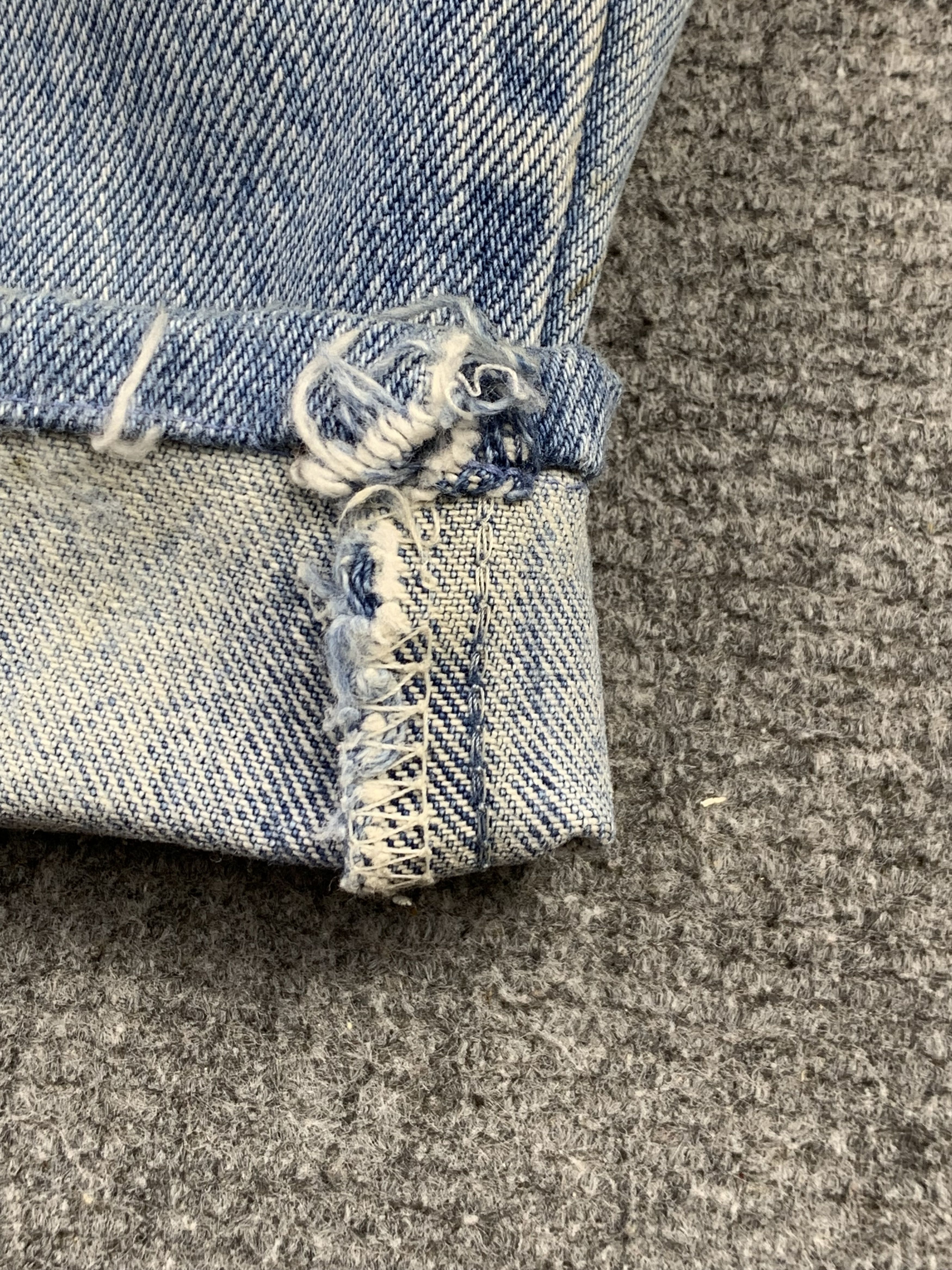 Vintage × Wrangler Vintage 90s Wrangler Patchwork Jeans DP1938 Size US 33 - 8 Thumbnail