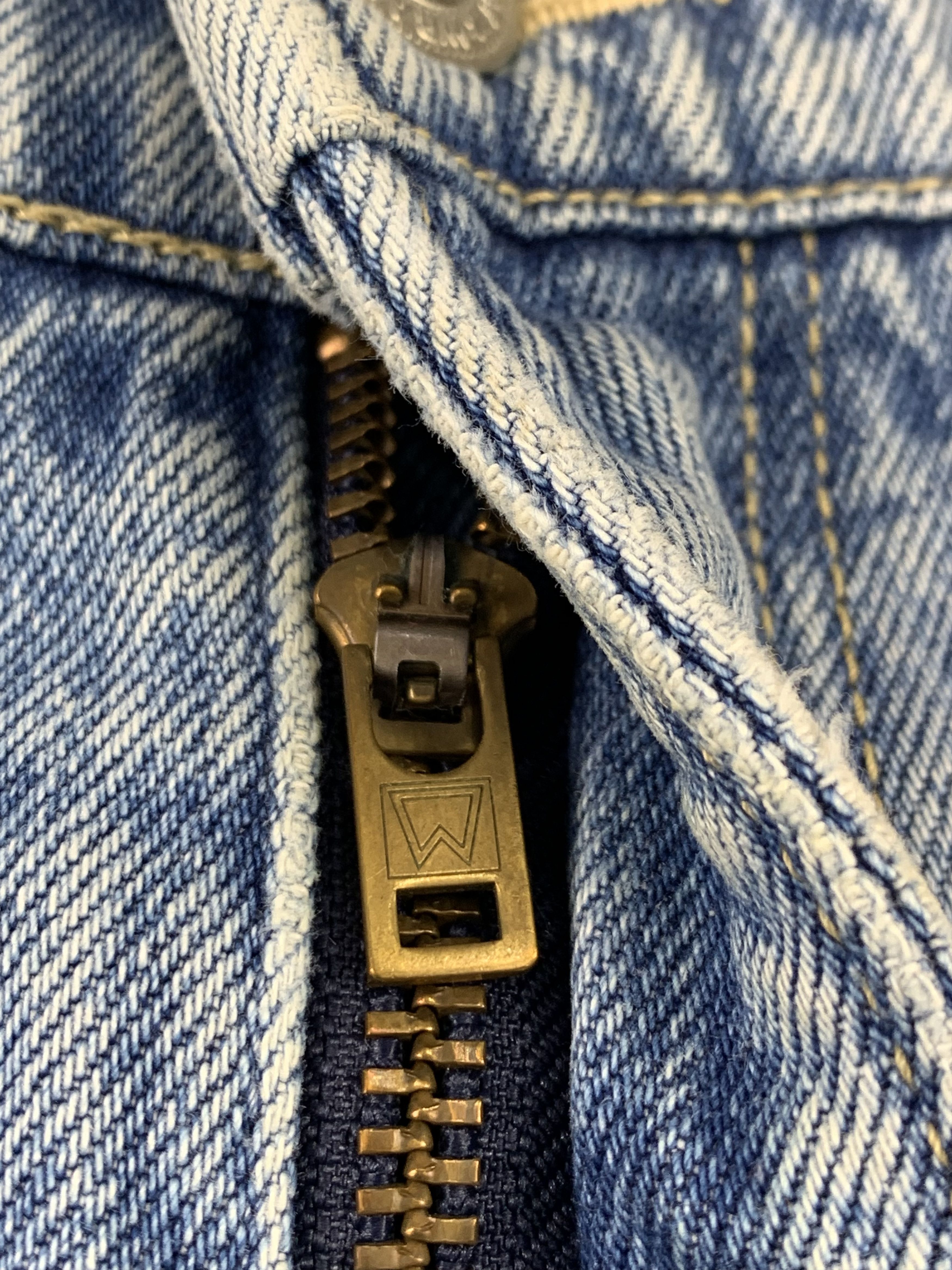 Vintage × Wrangler Vintage 90s Wrangler Patchwork Jeans DP1938 Size US 33 - 10 Thumbnail