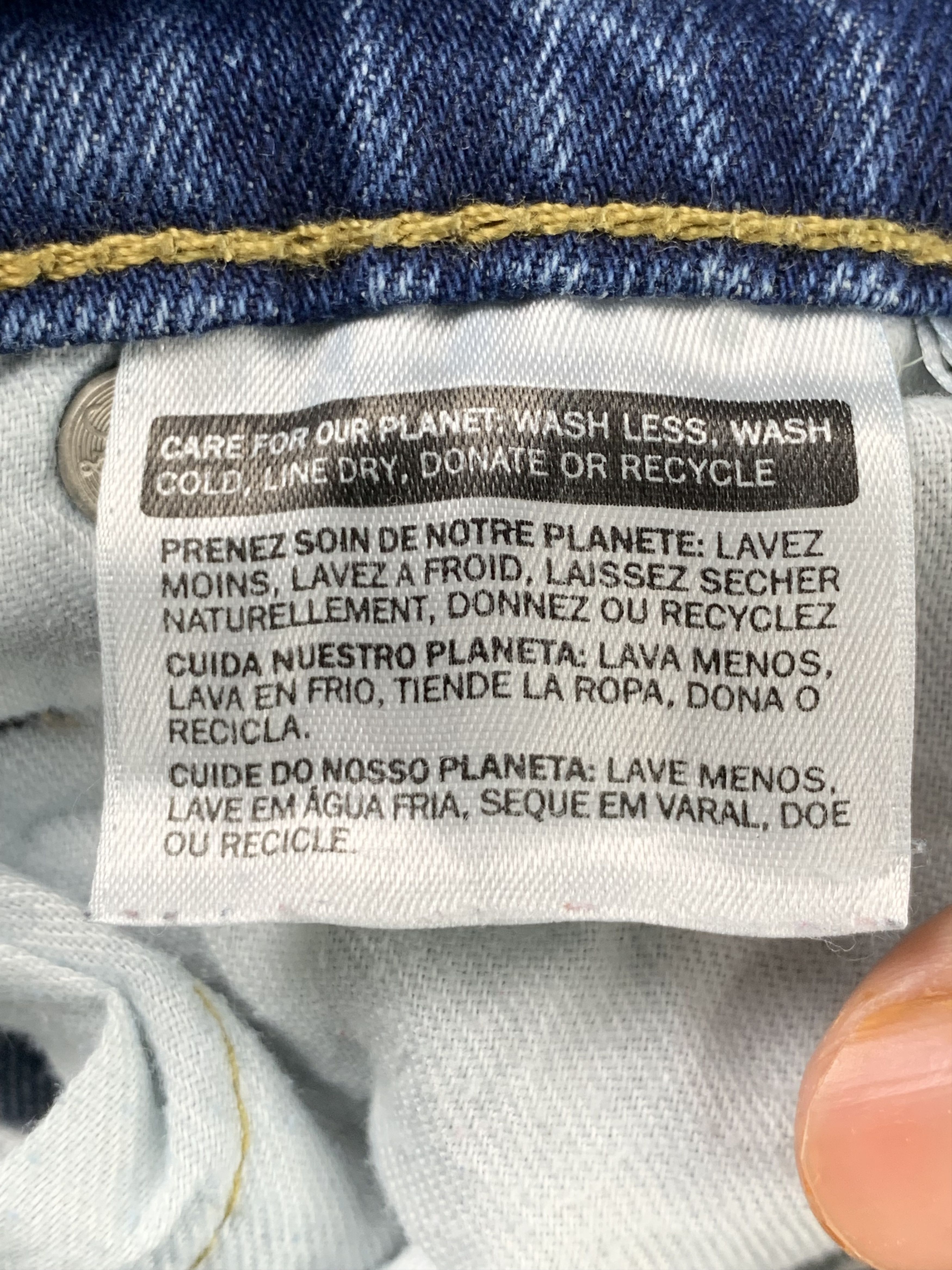 Levi's Vintage Levis 513 Faded Blue Jeans DP1939 Size US 30 / EU 46 - 7 Thumbnail