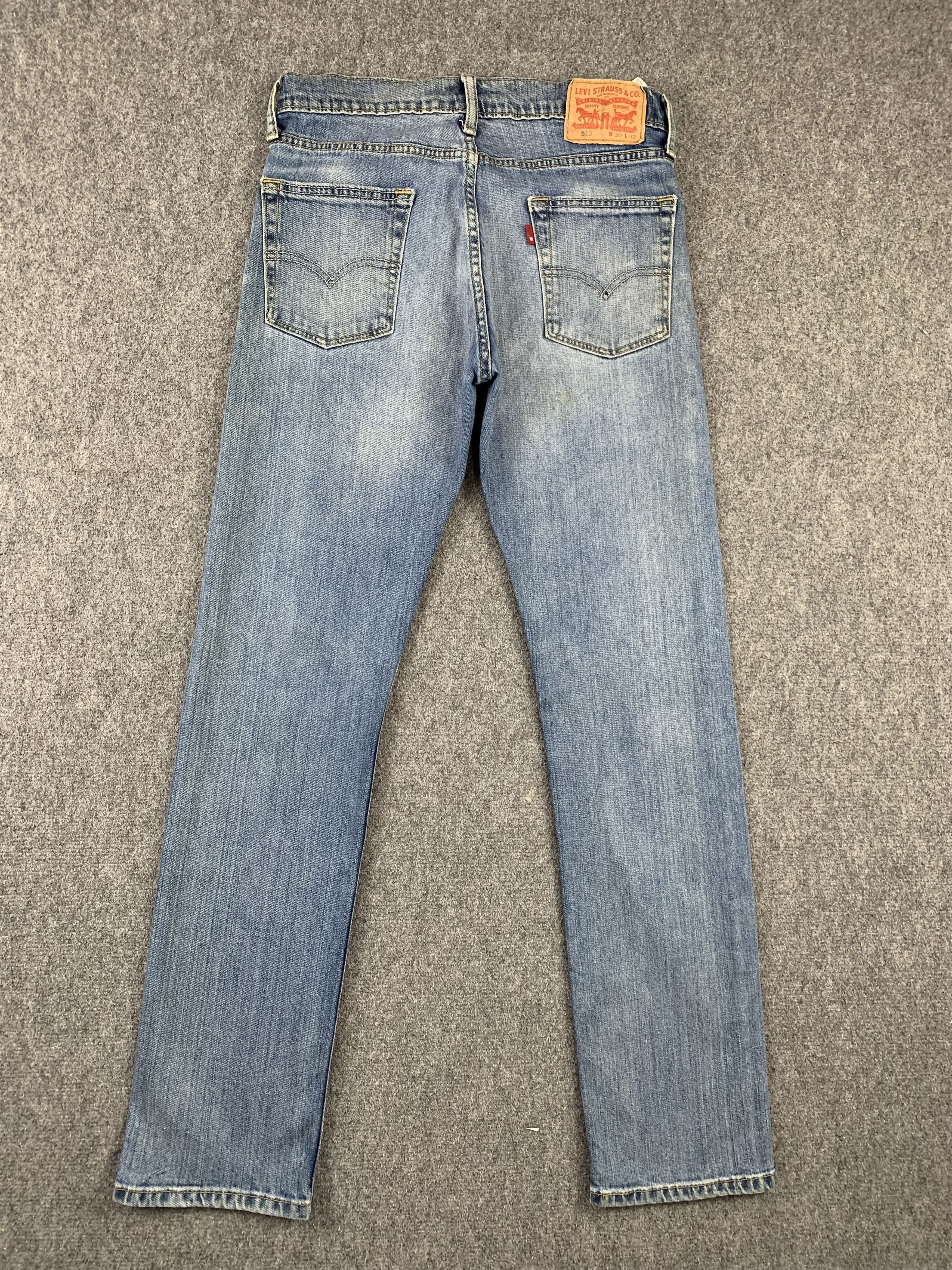 Levi's Vintage Levis 513 Faded Blue Jeans DP1939 Size US 30 / EU 46 - 2 Thumbnail