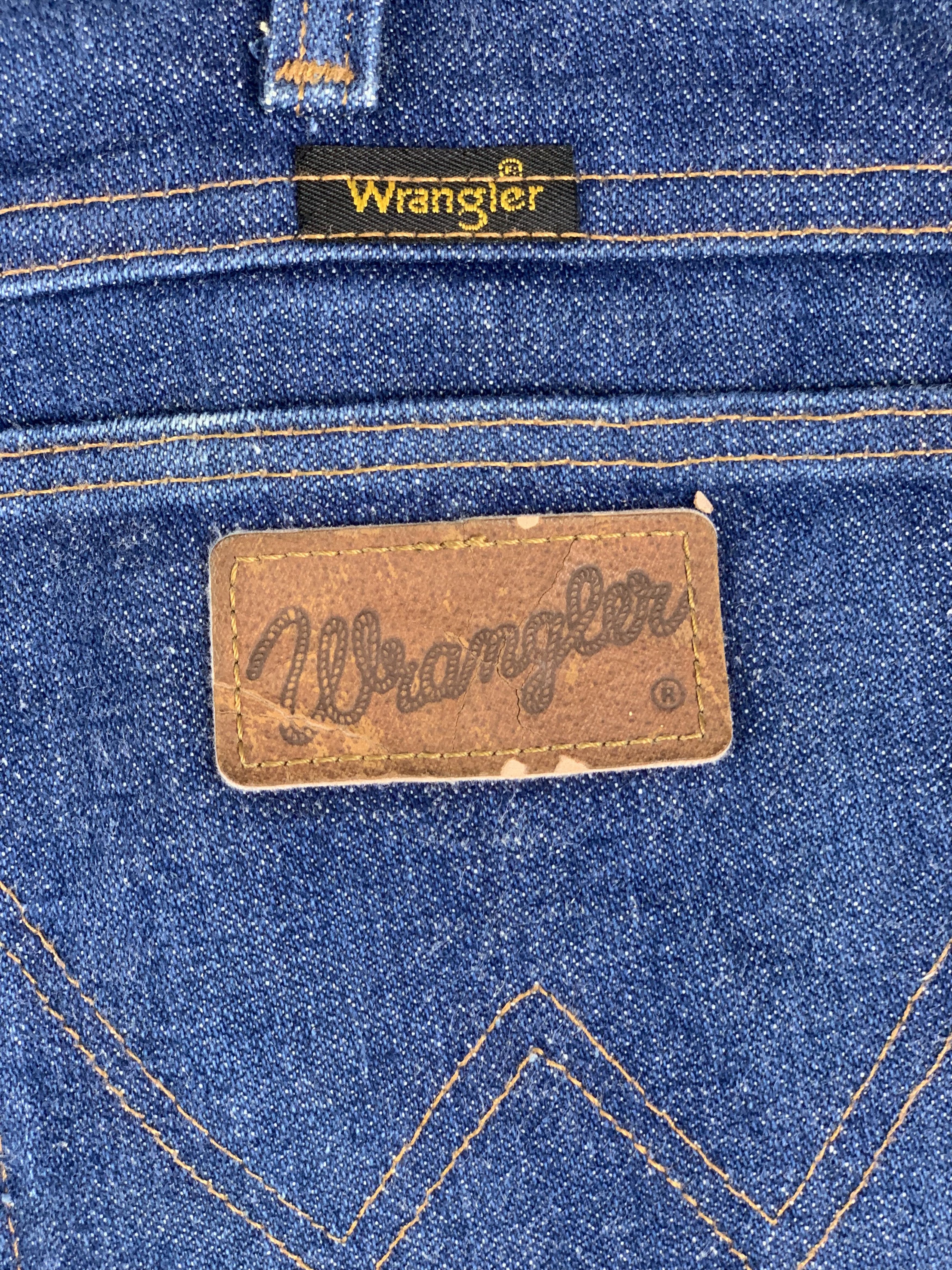Vintage Vintage 80s Wrangler Bootcut Flared Blue Jeans DP1940 Size US 28 / EU 44 - 4 Thumbnail