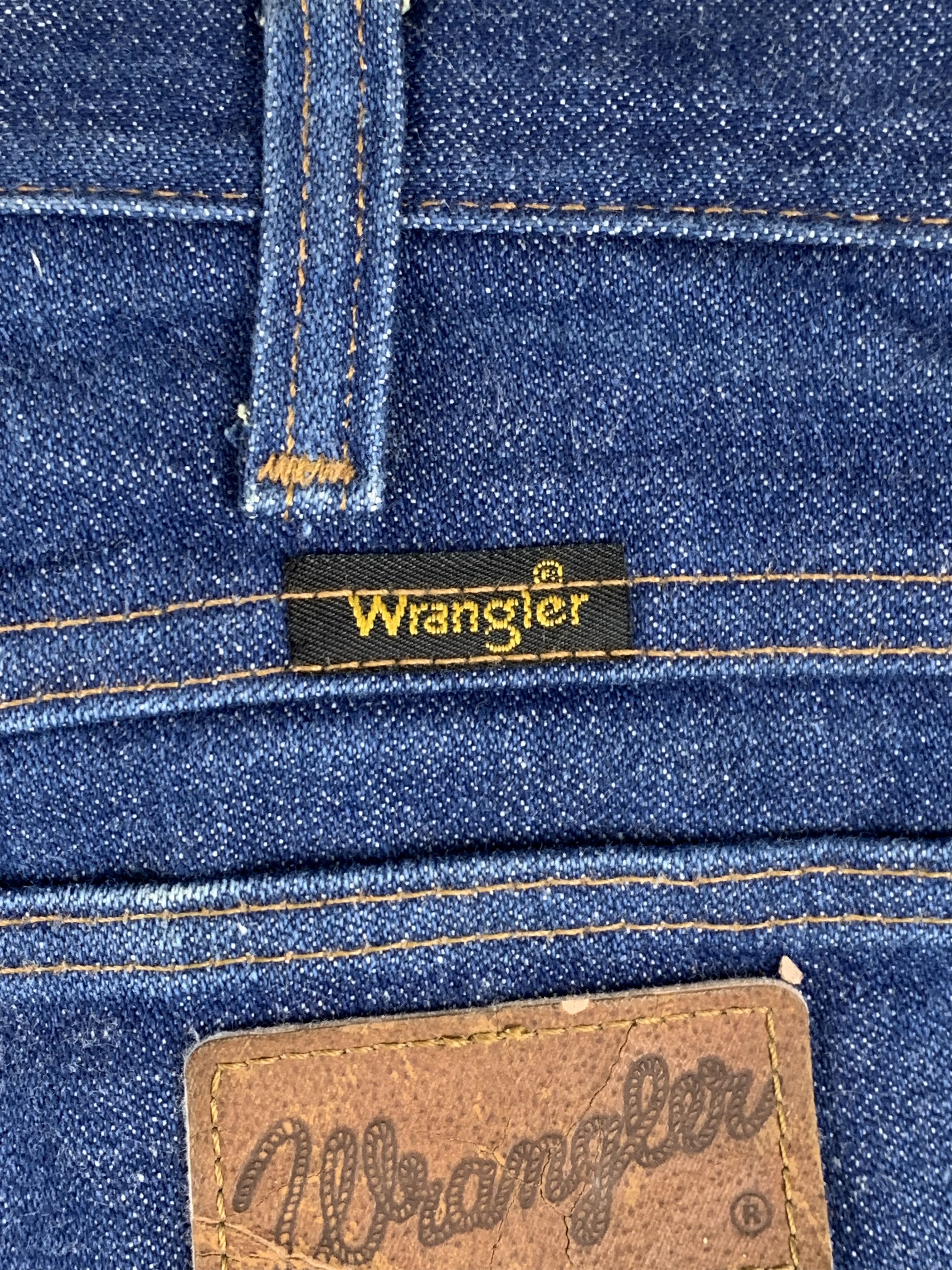 Vintage Vintage 80s Wrangler Bootcut Flared Blue Jeans DP1940 Size US 28 / EU 44 - 7 Thumbnail