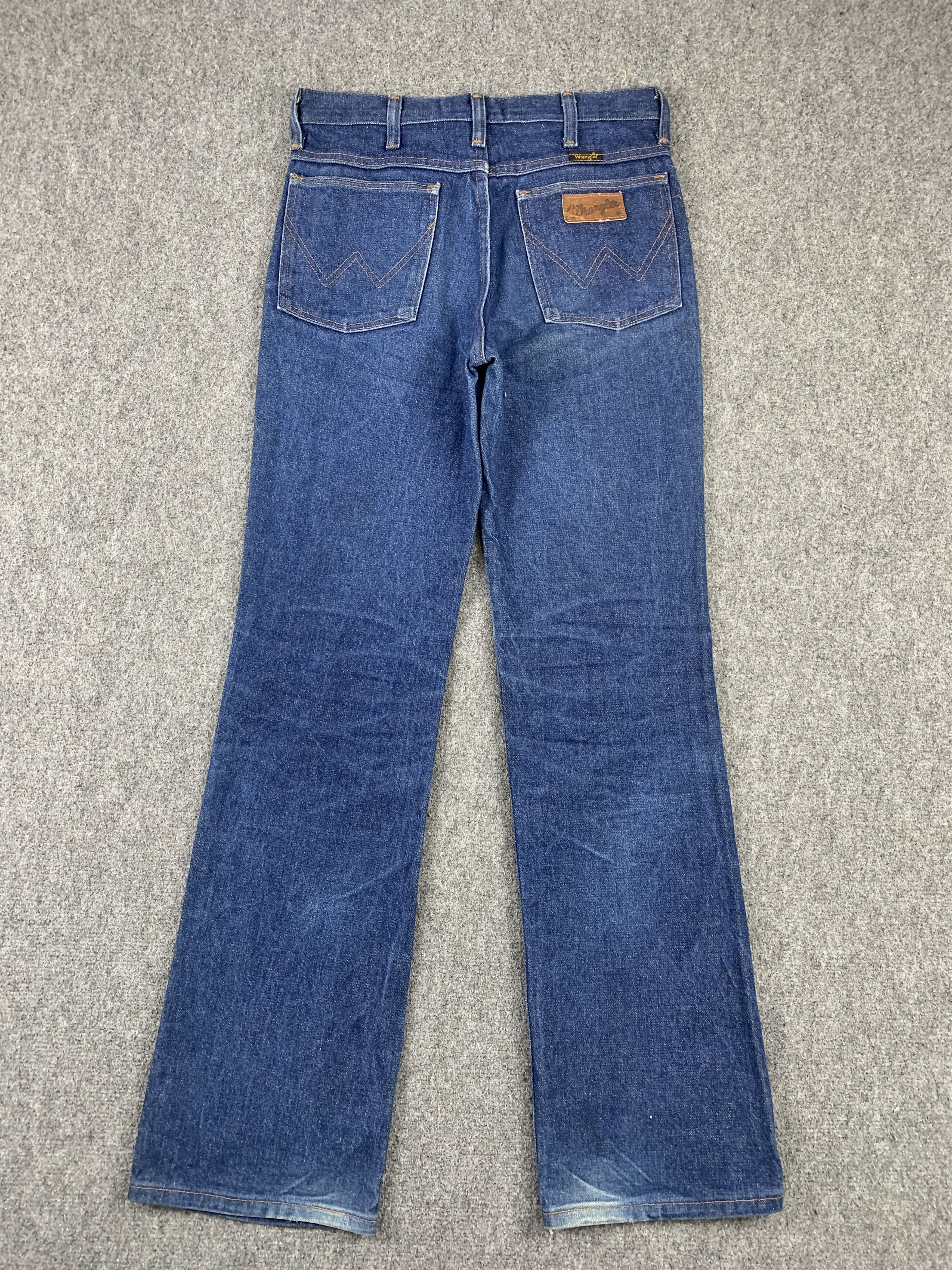 Vintage Vintage 80s Wrangler Bootcut Flared Blue Jeans DP1940 Size US 28 / EU 44 - 3 Thumbnail
