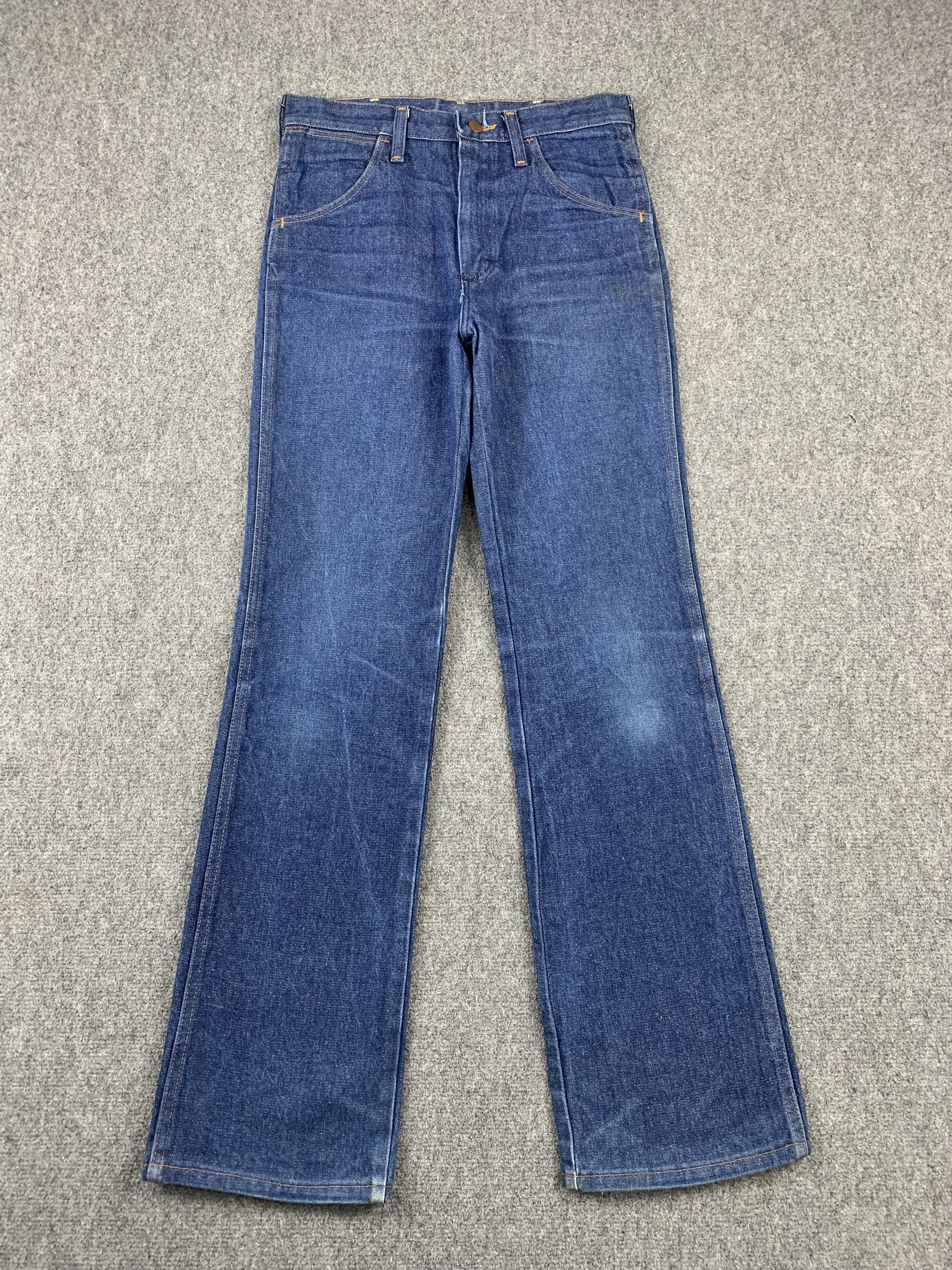 Vintage 80s Wrangler Bootcut Flared Blue Jeans DP1940