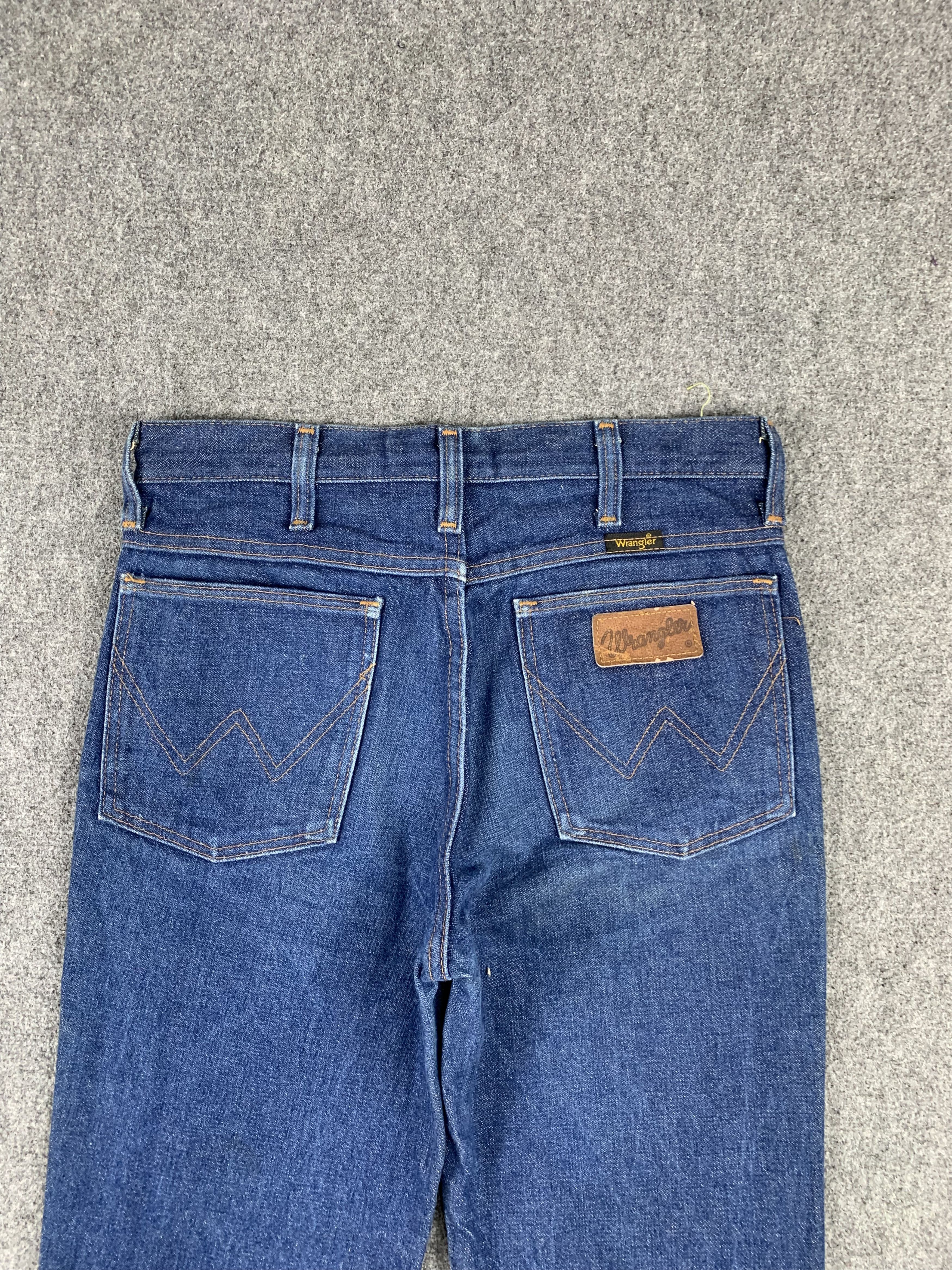 Vintage Vintage 80s Wrangler Bootcut Flared Blue Jeans DP1940 Size US 28 / EU 44 - 5 Thumbnail