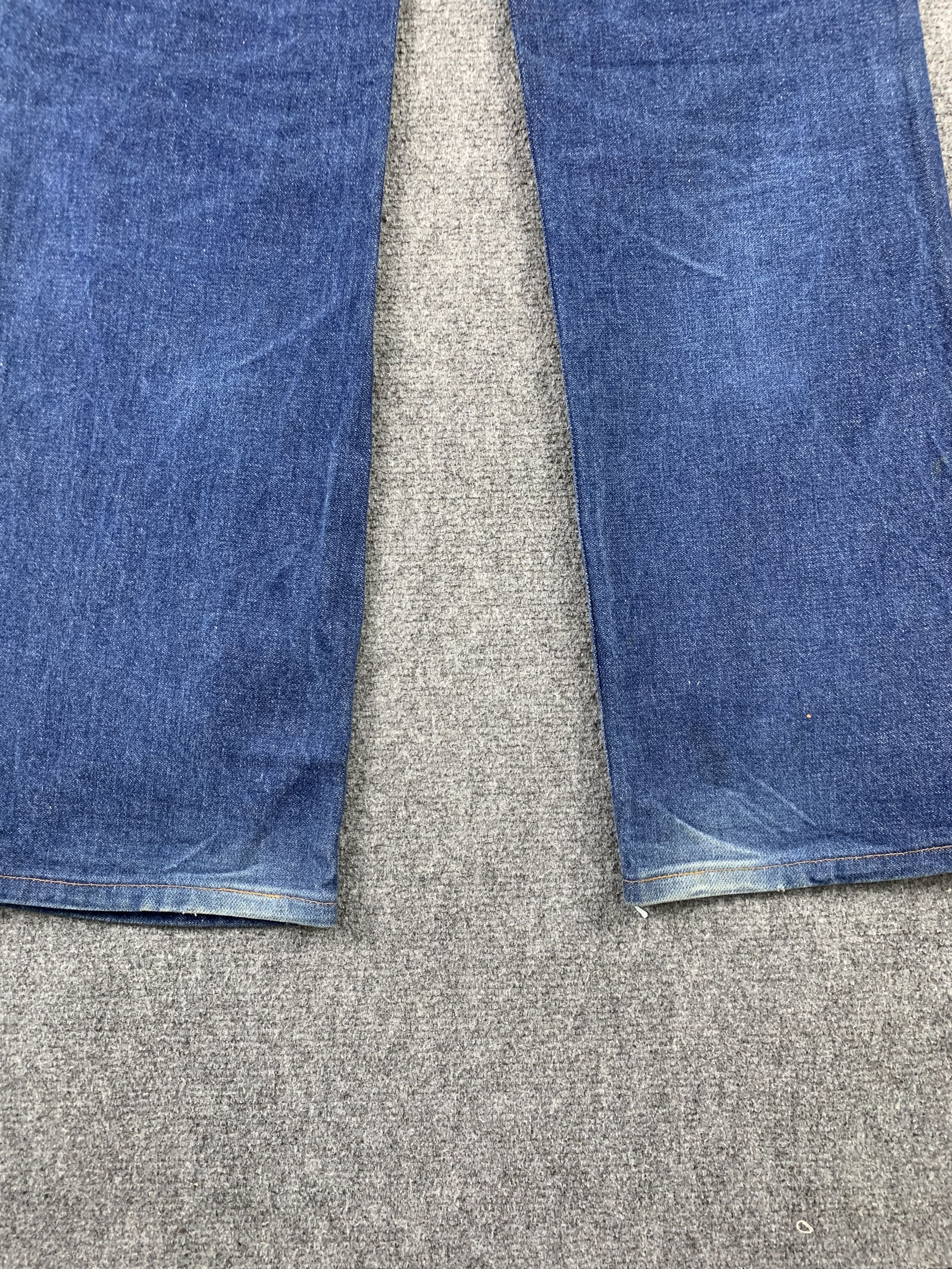 Vintage Vintage 80s Wrangler Bootcut Flared Blue Jeans DP1940 Size US 28 / EU 44 - 14 Thumbnail